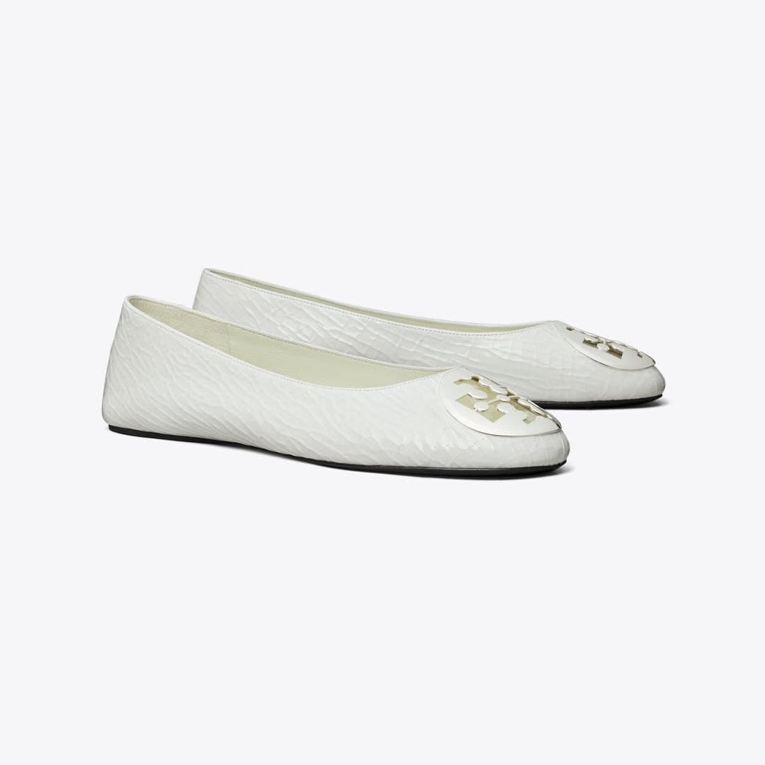 Tory Burch Reva Ballet WHITE