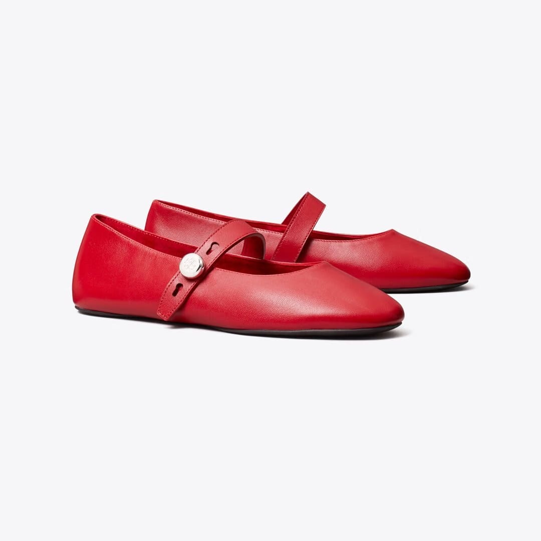 Tory Burch Romy Mary Jane TOUCAN RED