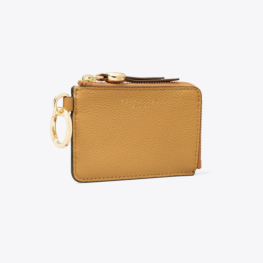 Tory Burch Romy Card Case Bag Charm Tiramisu