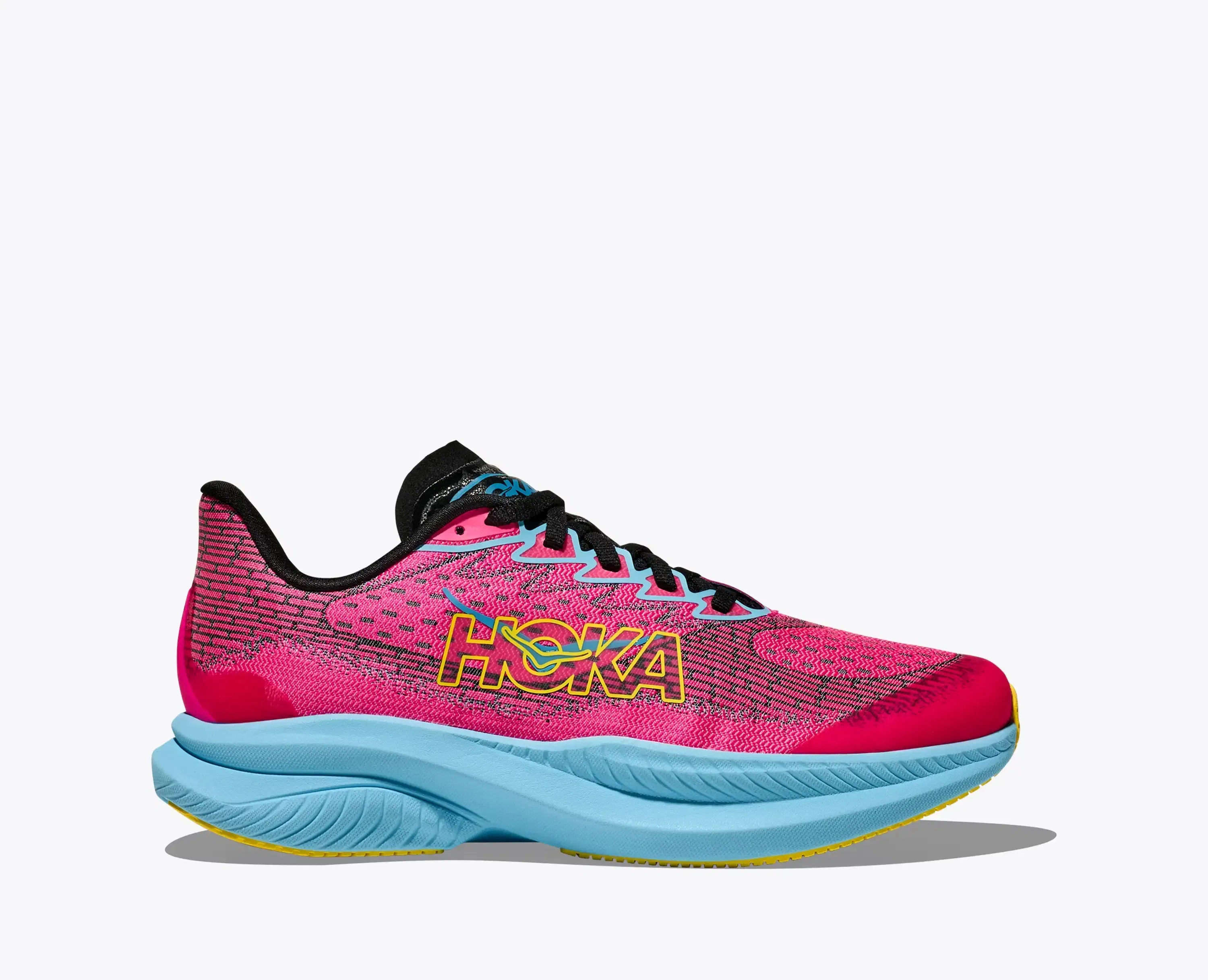 Hoka Big Kids Mach 6 Neon Dragonfruit Waterpark