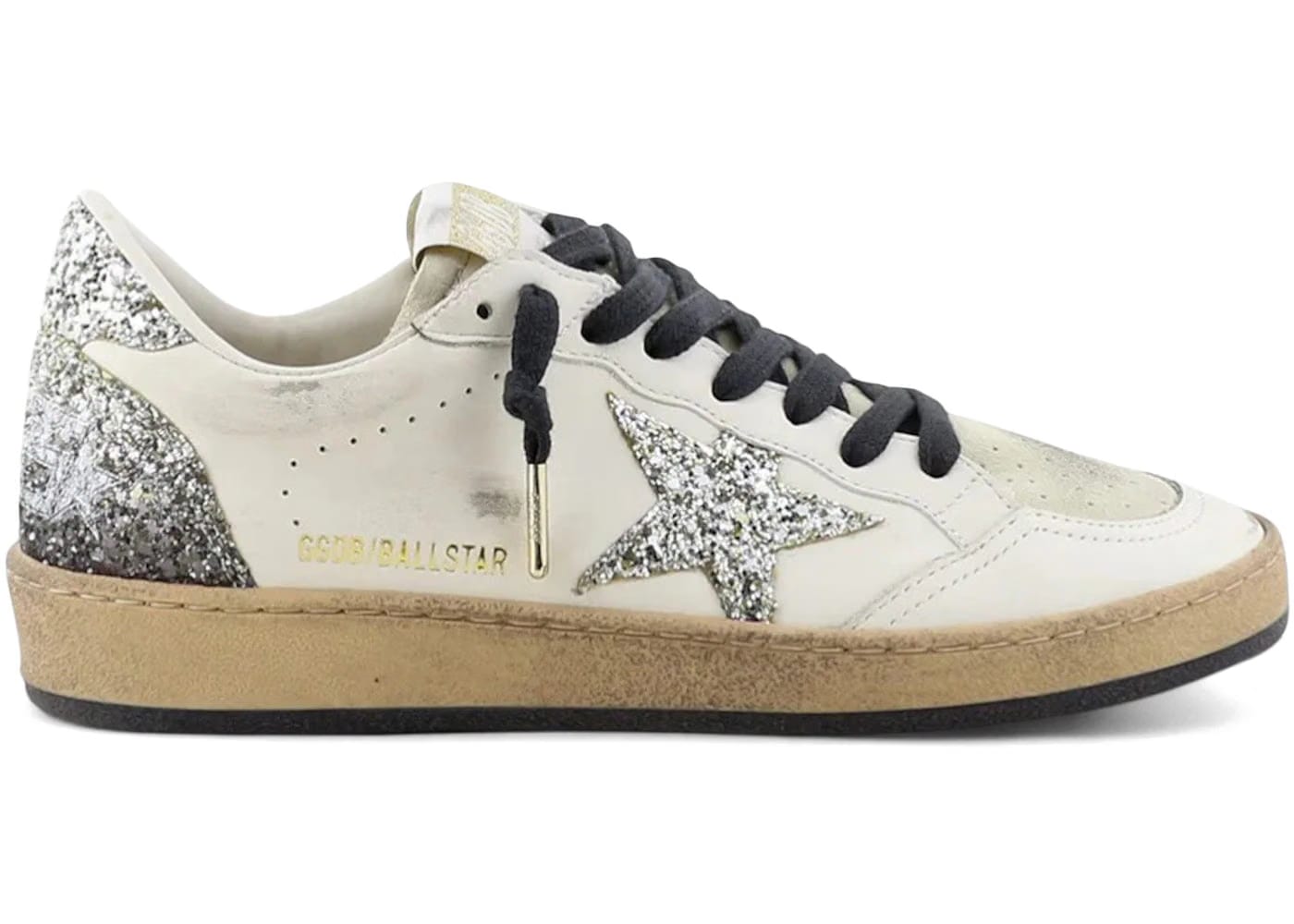 Golden Goose Ball Star White Seedpearl Womens