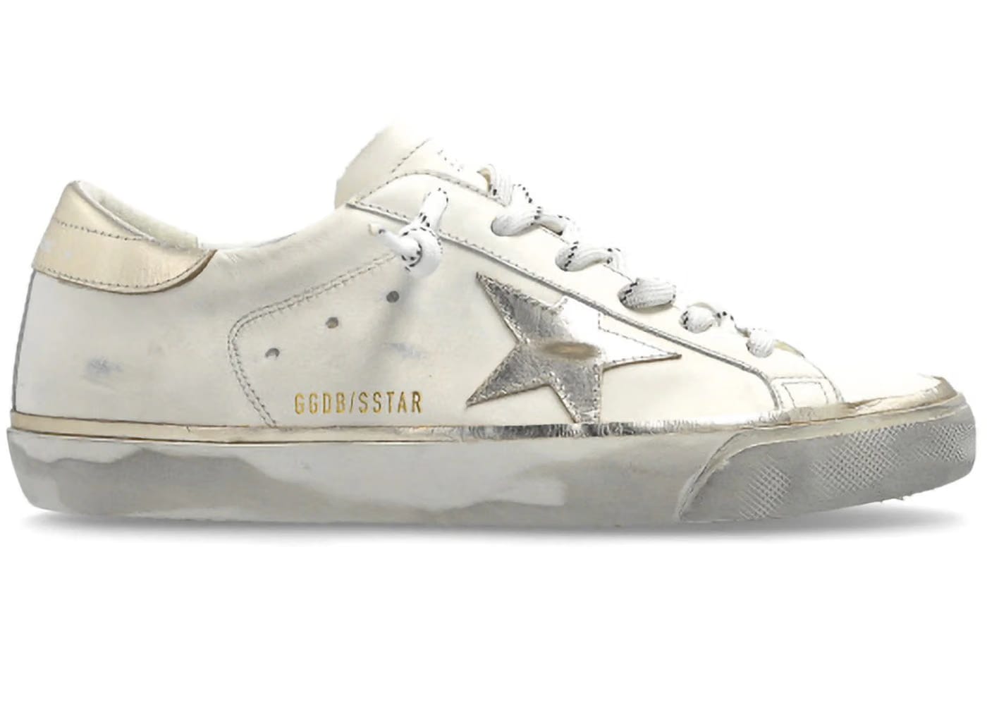 Golden Goose Super-Star Optic White Platinum Womens