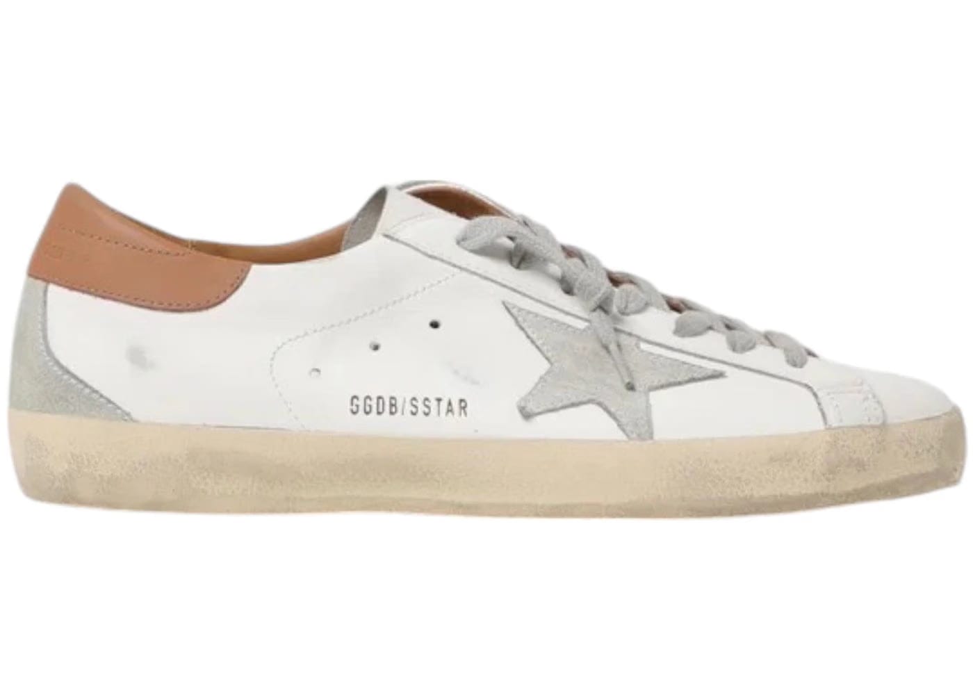 Golden Goose Super-Star White Grey Brown Ss25