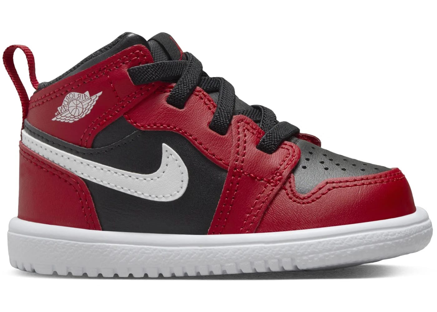 Jordan 1 Mid Alt Black Gym Red White I