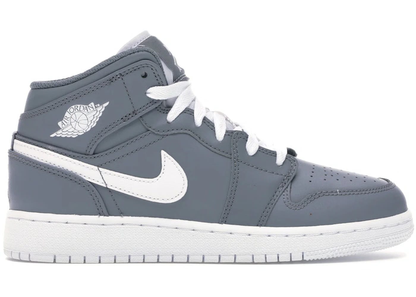 Jordan 1 Mid Cool Grey White Gs