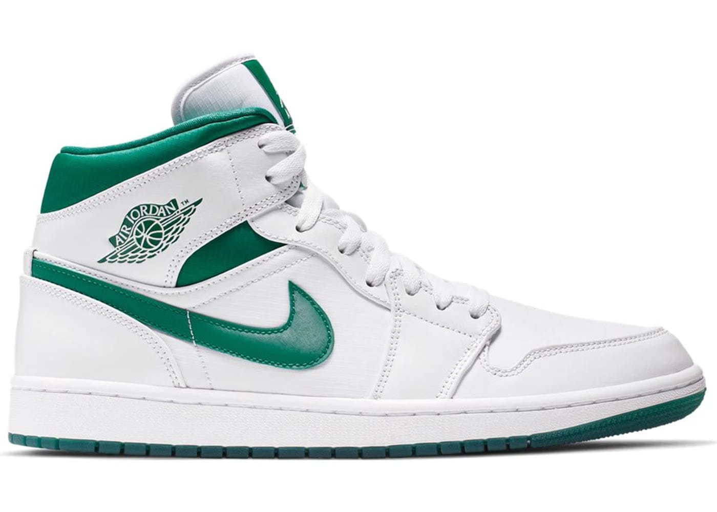 Jordan 1 Mid White Mystic Green