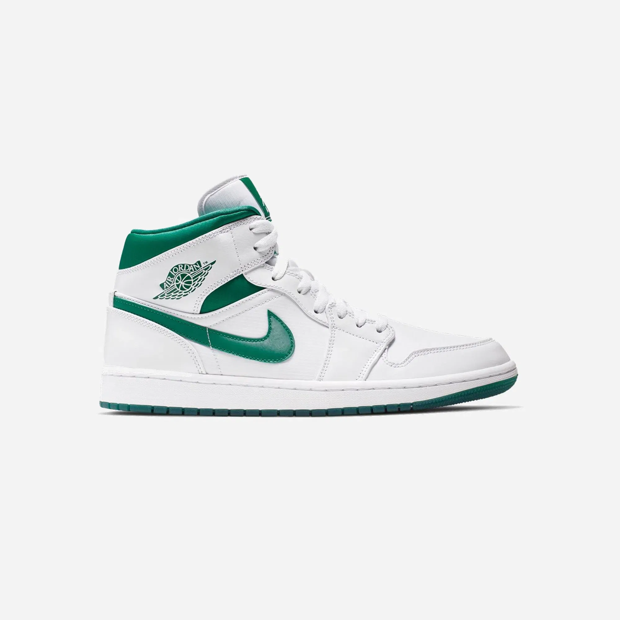 Jordan 1 Mid White Mystic Green