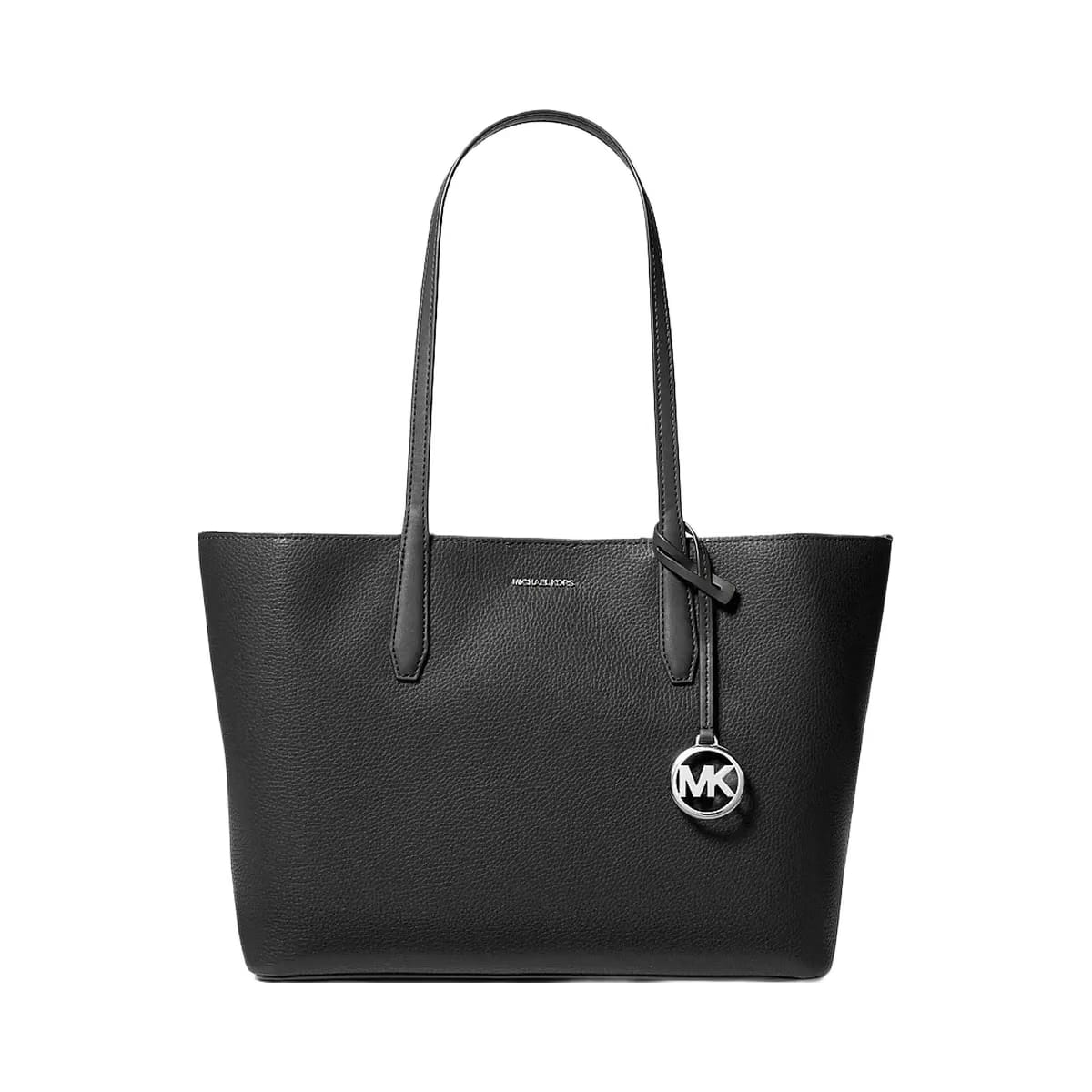 Michael Kors Avalon Medium Pebbled Leather Tote Bag Black