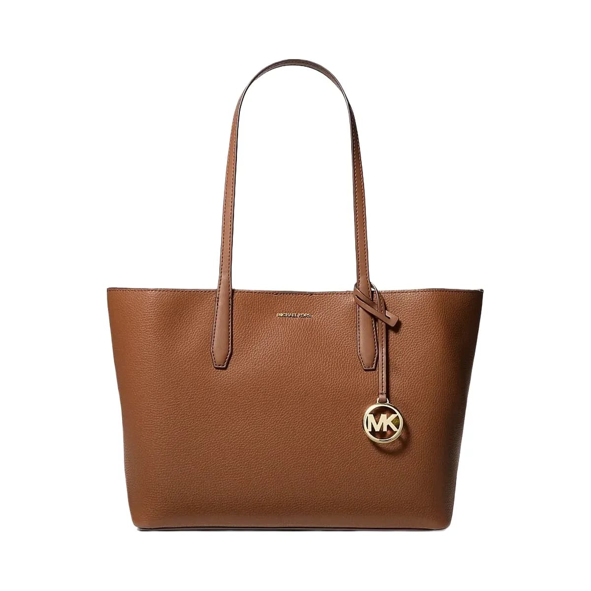 Michael Kors Avalon Medium Pebbled Leather Tote Bag Luggage