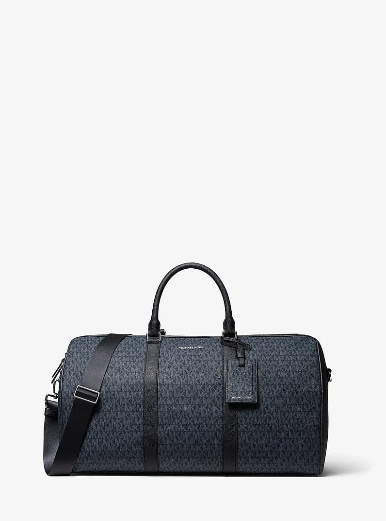 Michael Kors Harrison Logo Weekender Bag Admrl - Plblue
