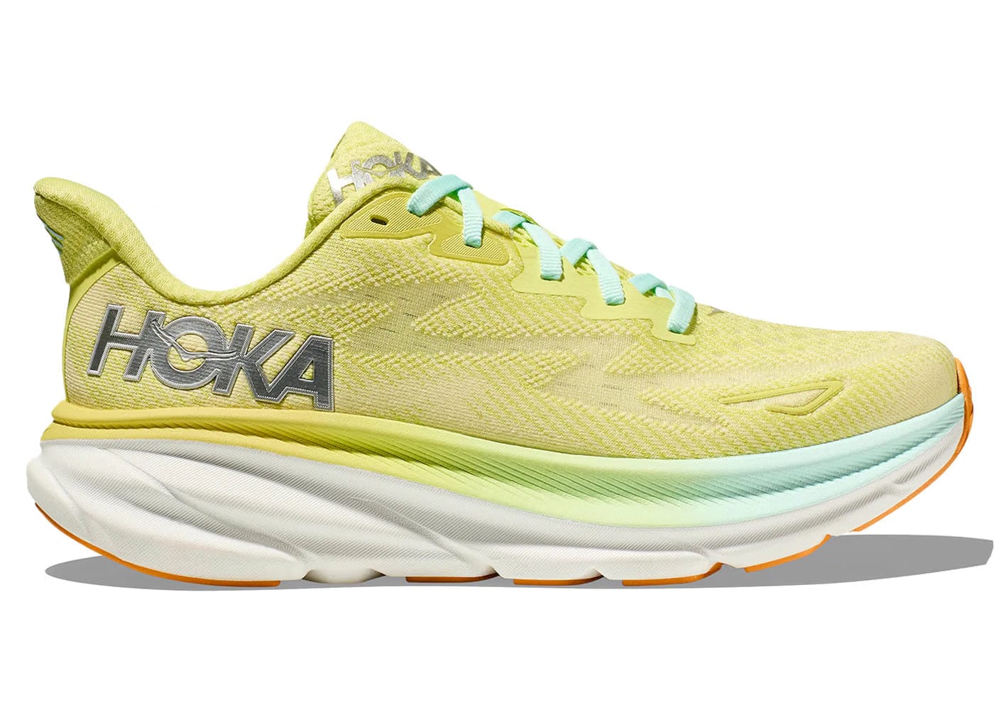 Hoka One One Clifton 9 Citrus Glow Sunlit Ocean Womens