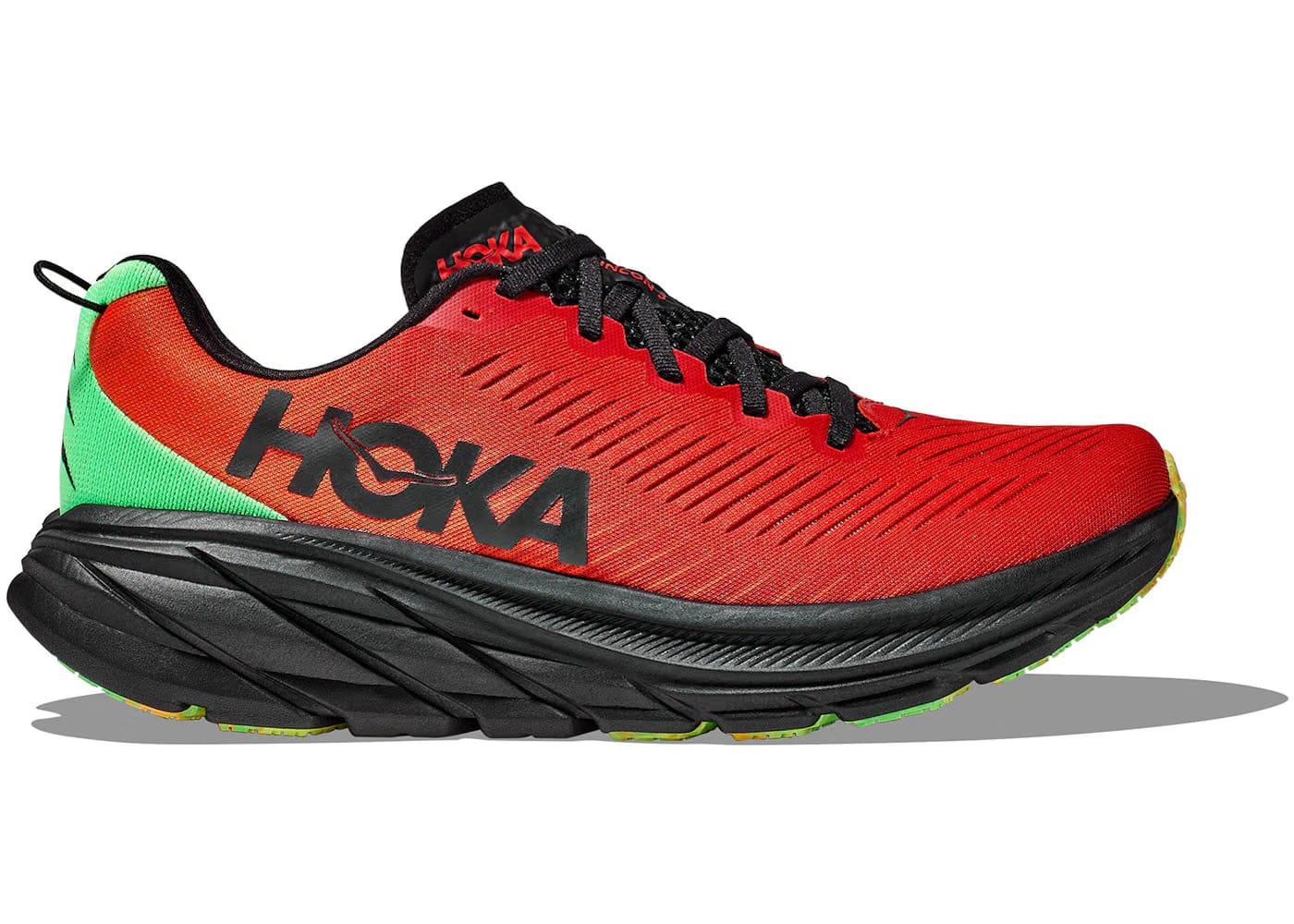 Hoka One One Rincon 3 Red Alert Flame