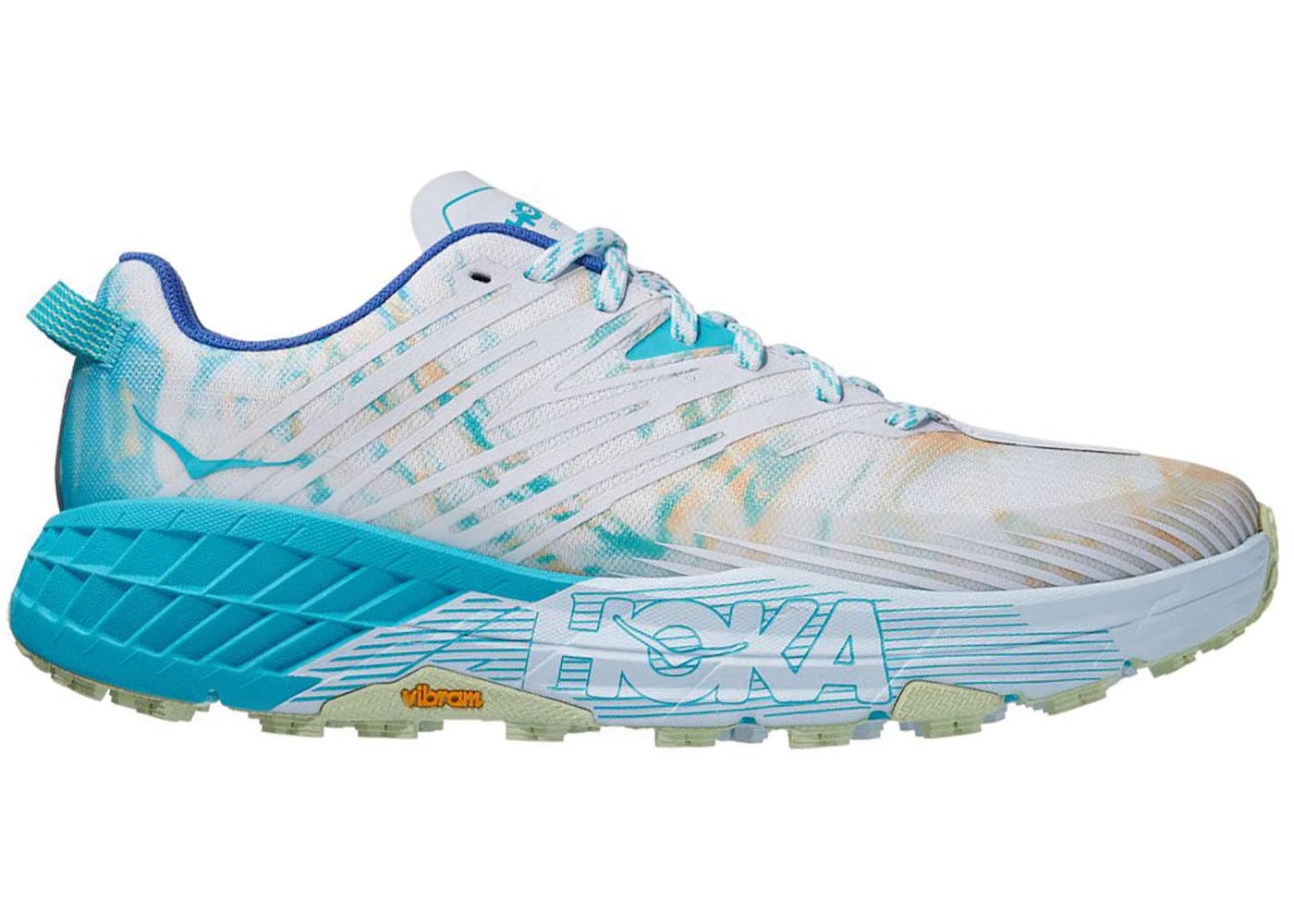 Hoka One One Speedgoat 4 Together White Cyan