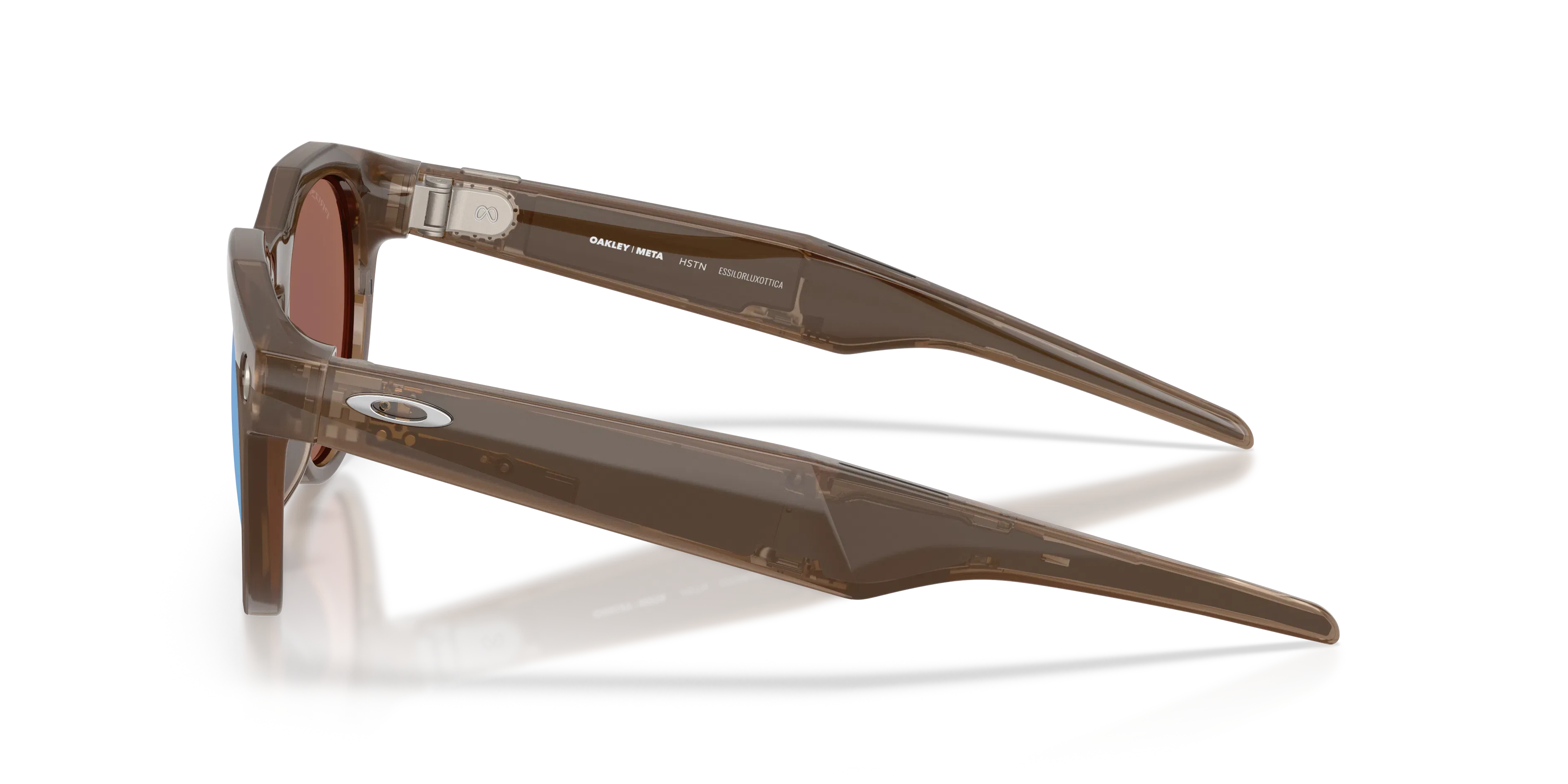 Oakley Meta Hstn Ai Performance Glasses Brown Smoke Frame