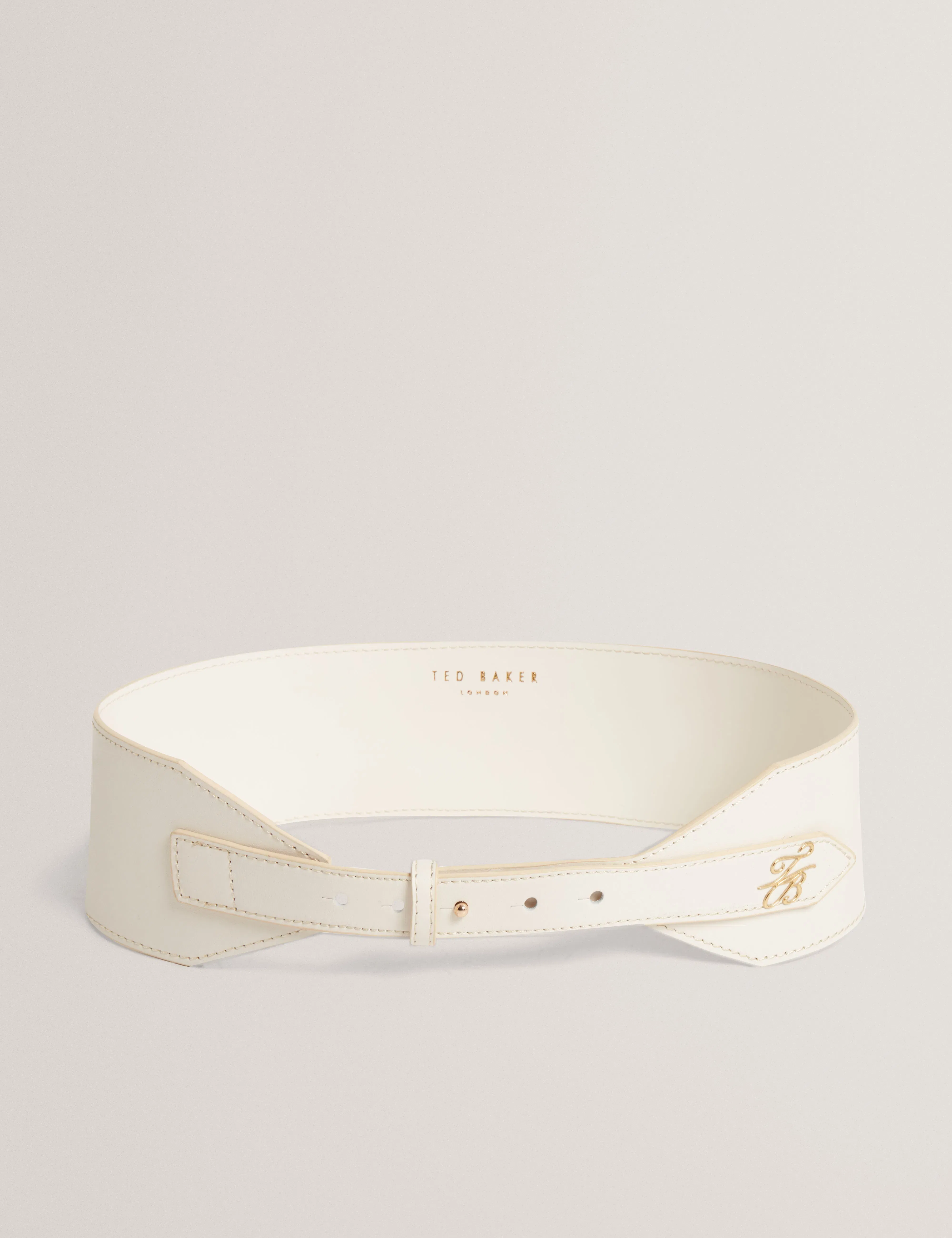 Ted Baker Annalee Tb Hardware Logo Leather Sash Belt Women's
