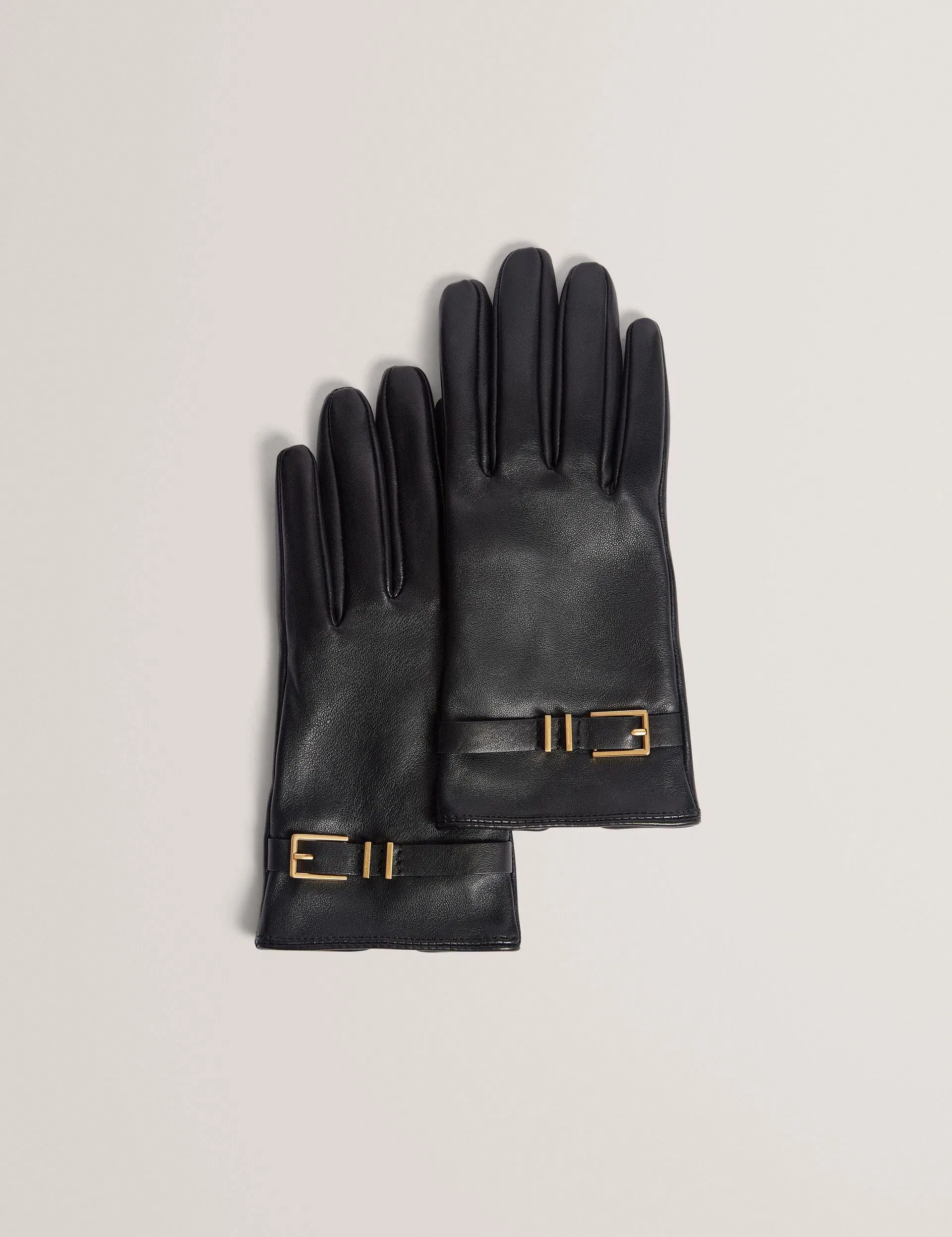 Ted Baker Jillla Buckle Strap Leather Gloves Women's