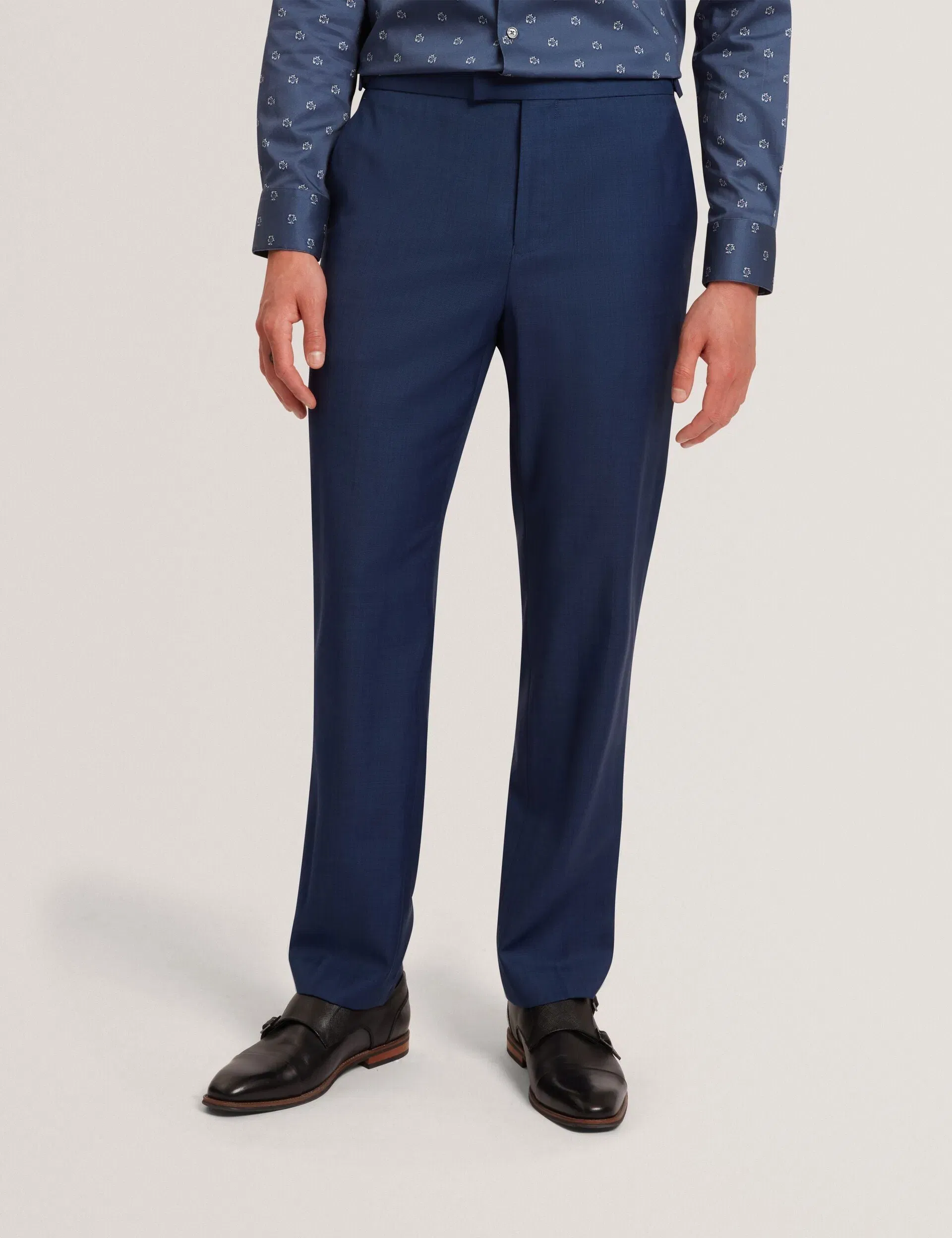 Ted Baker Sunant Silk Wool Blend Tailored Trousers