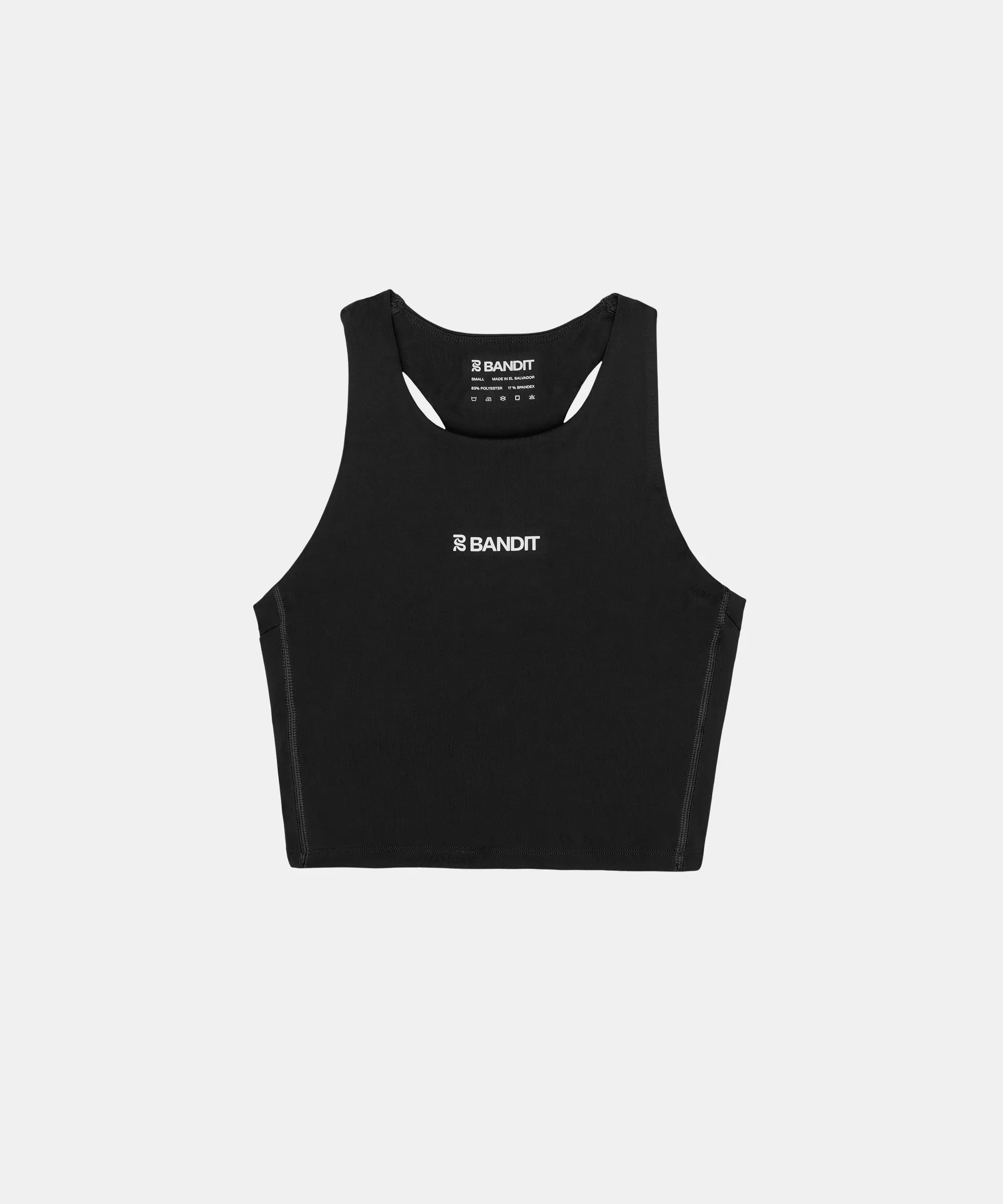 Bandit Stamina Race Crop Black