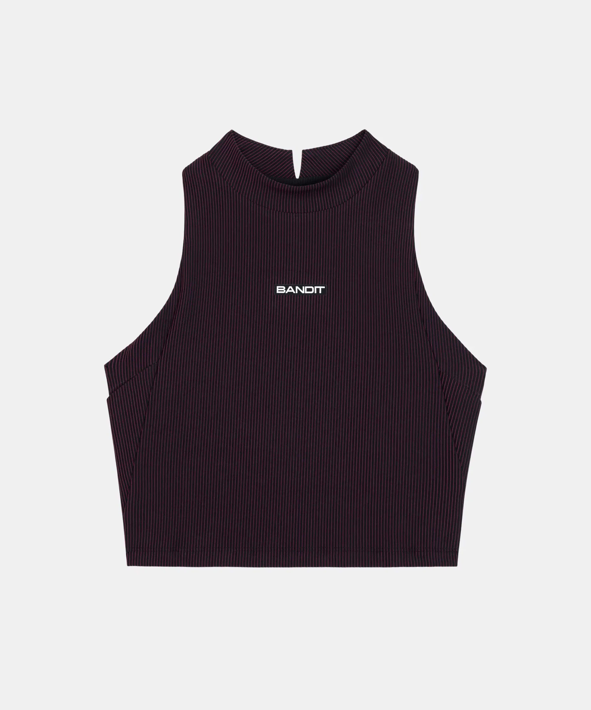 Bandit Striped Cadence Vaso Race Crop Black Fig