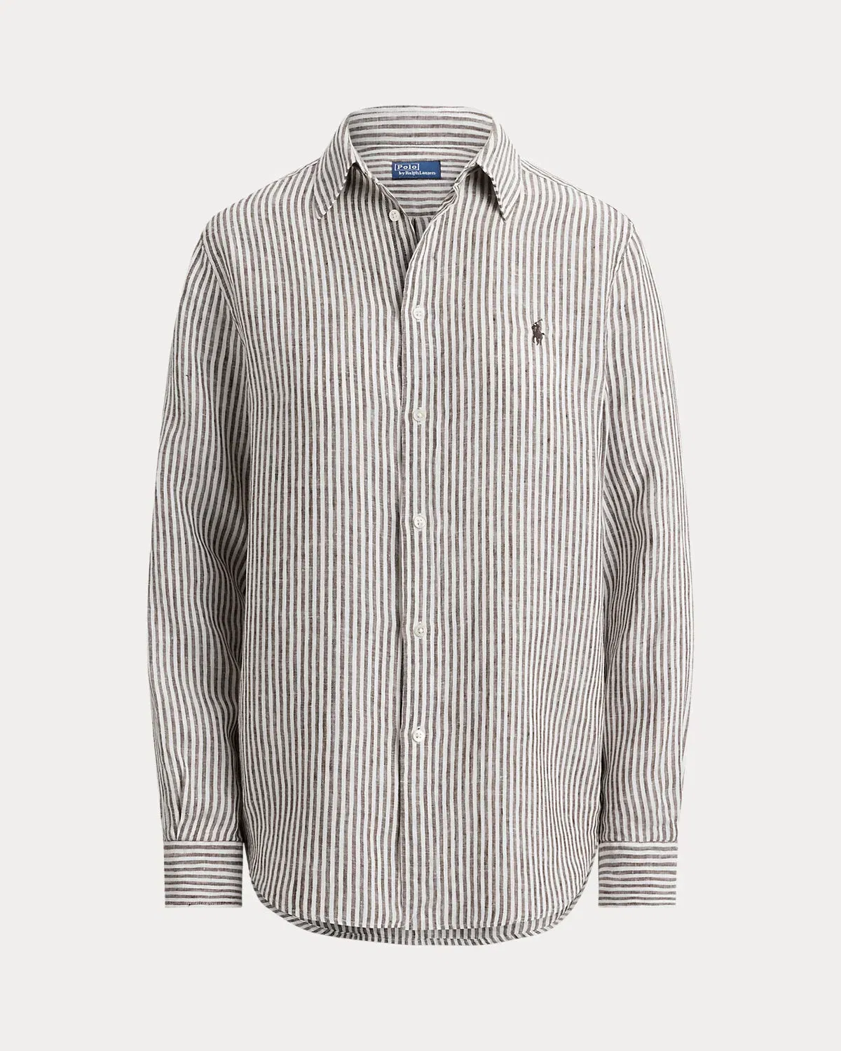 Ralph Lauren Classic Fit Striped Linen Shirt