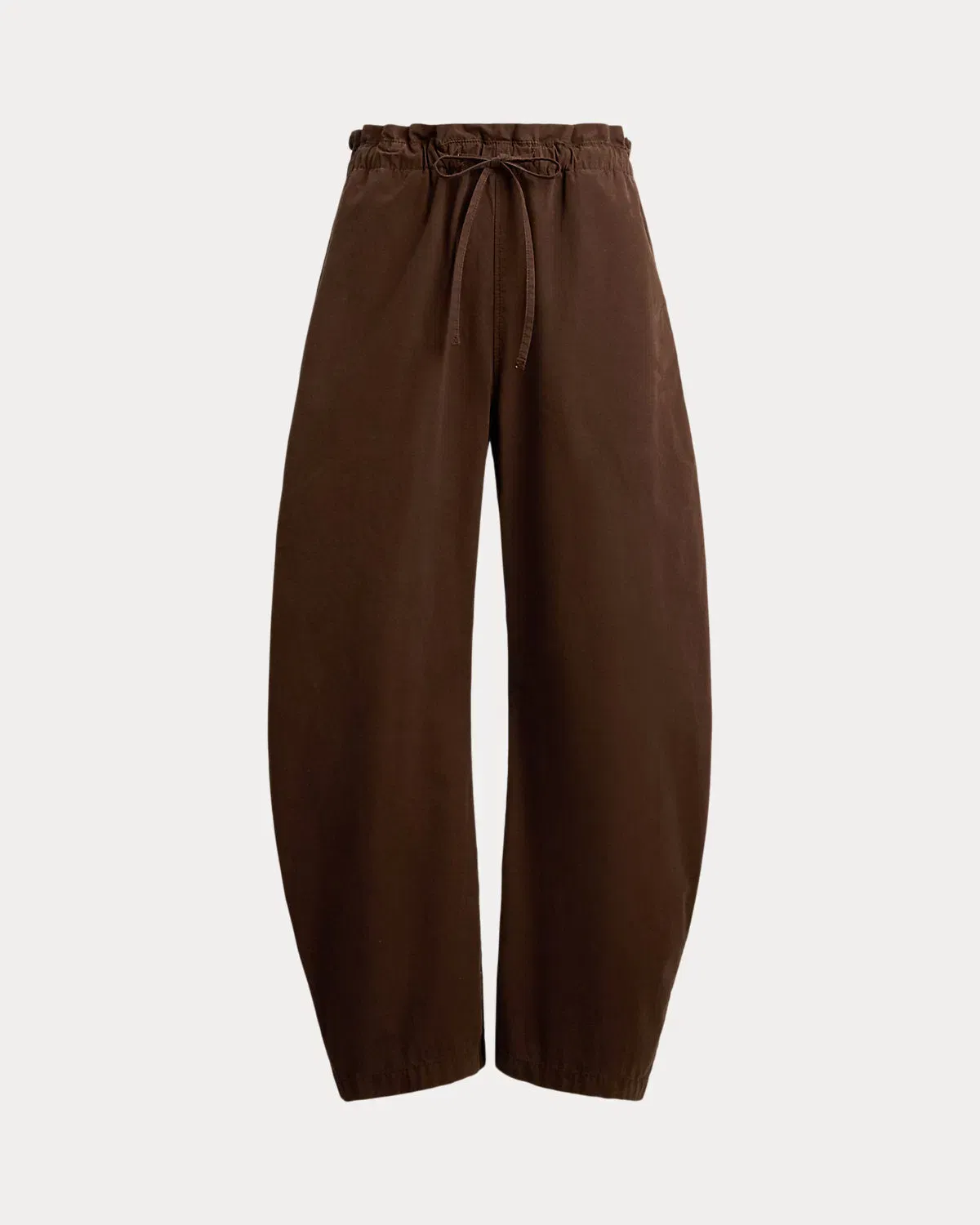 Ralph Lauren Cotton Curved Tapered Drawstring Pant