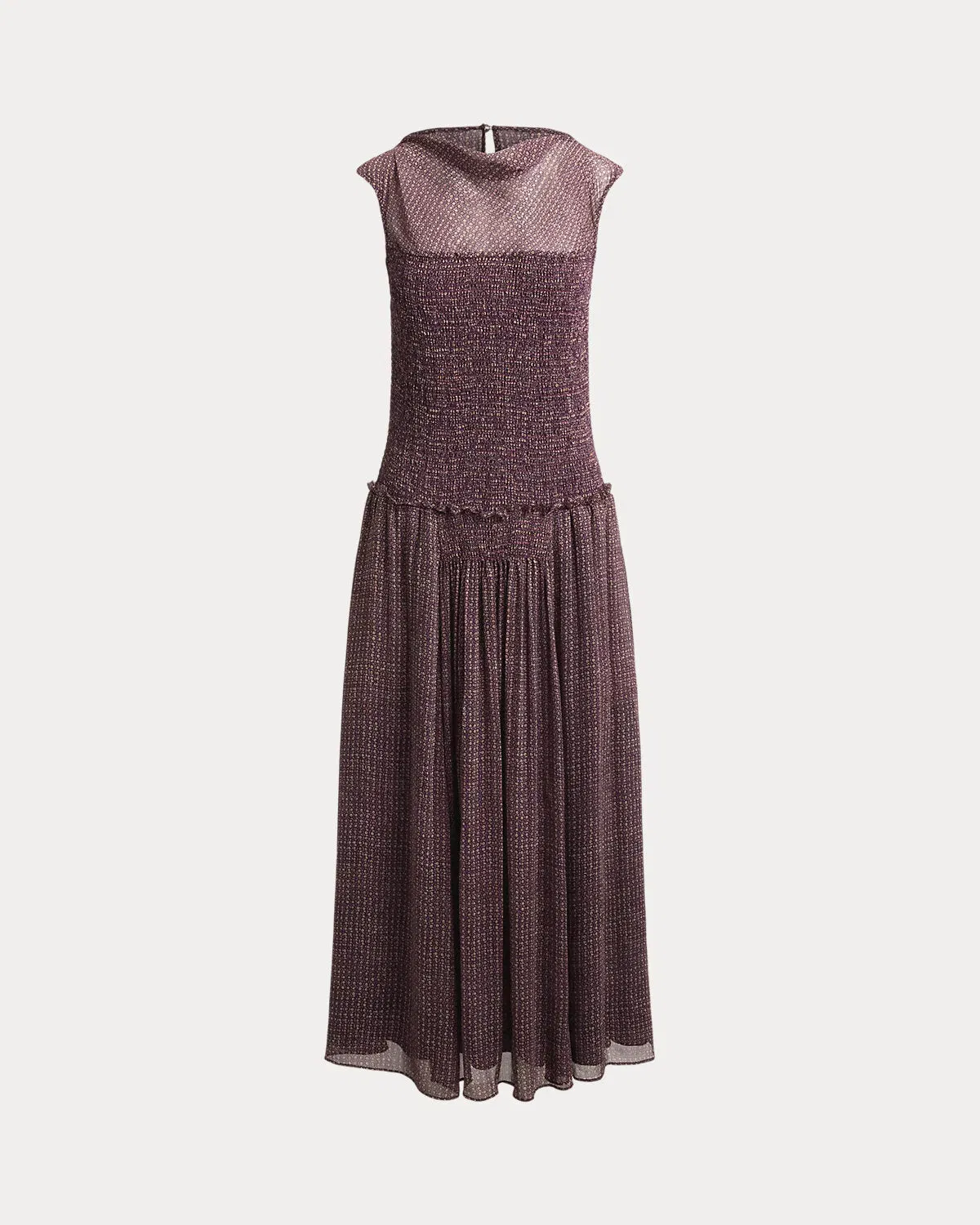 Ralph Lauren Crinkle Printed Dress