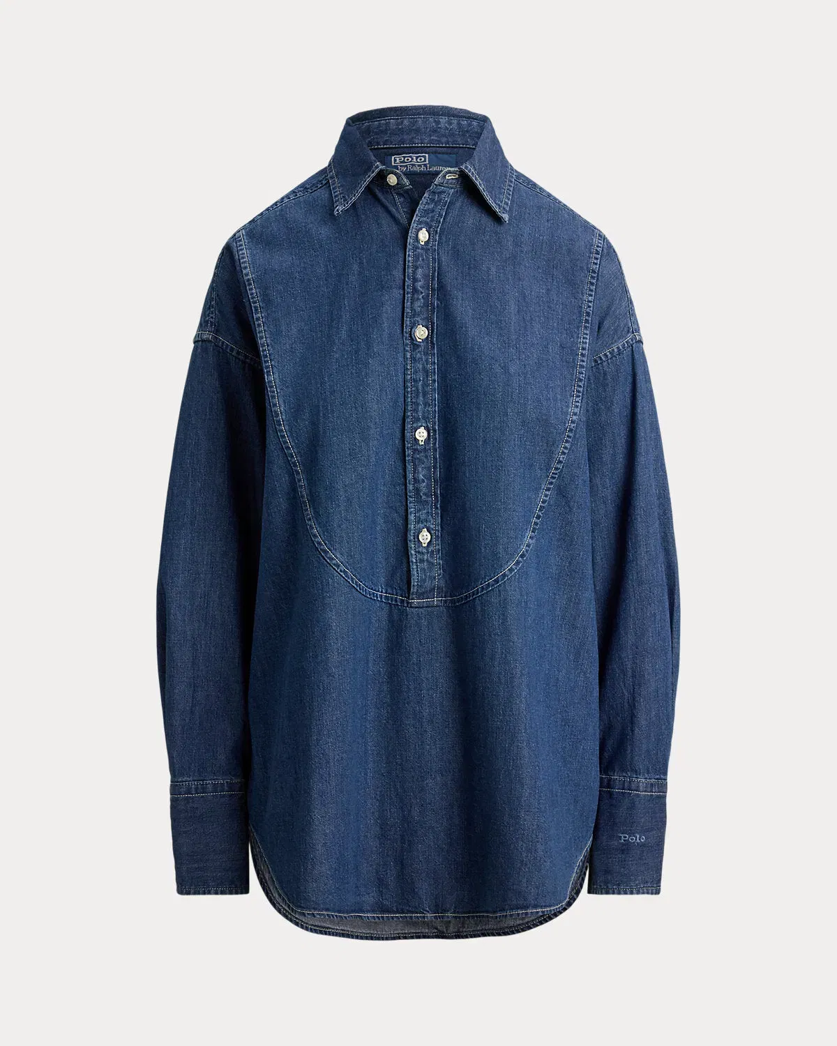 Ralph Lauren Denim Tuxedo Shirt