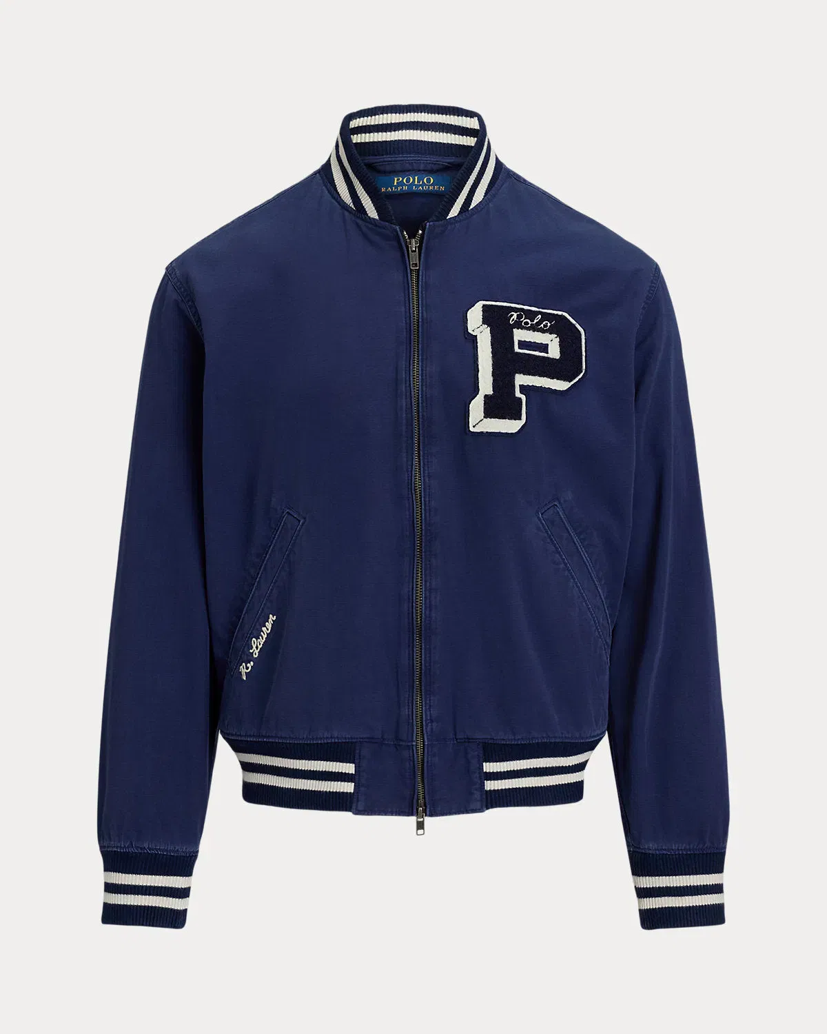 Ralph Lauren Embroidered Canvas Track Jacket