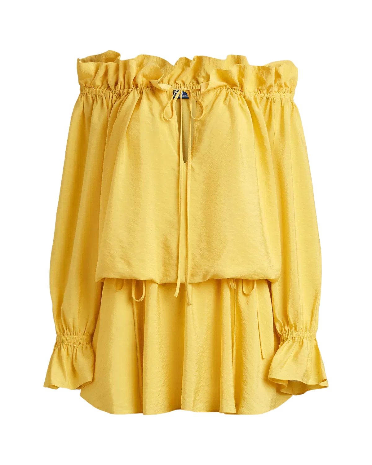 Ralph Lauren OfftheShoulder Crepe Dress