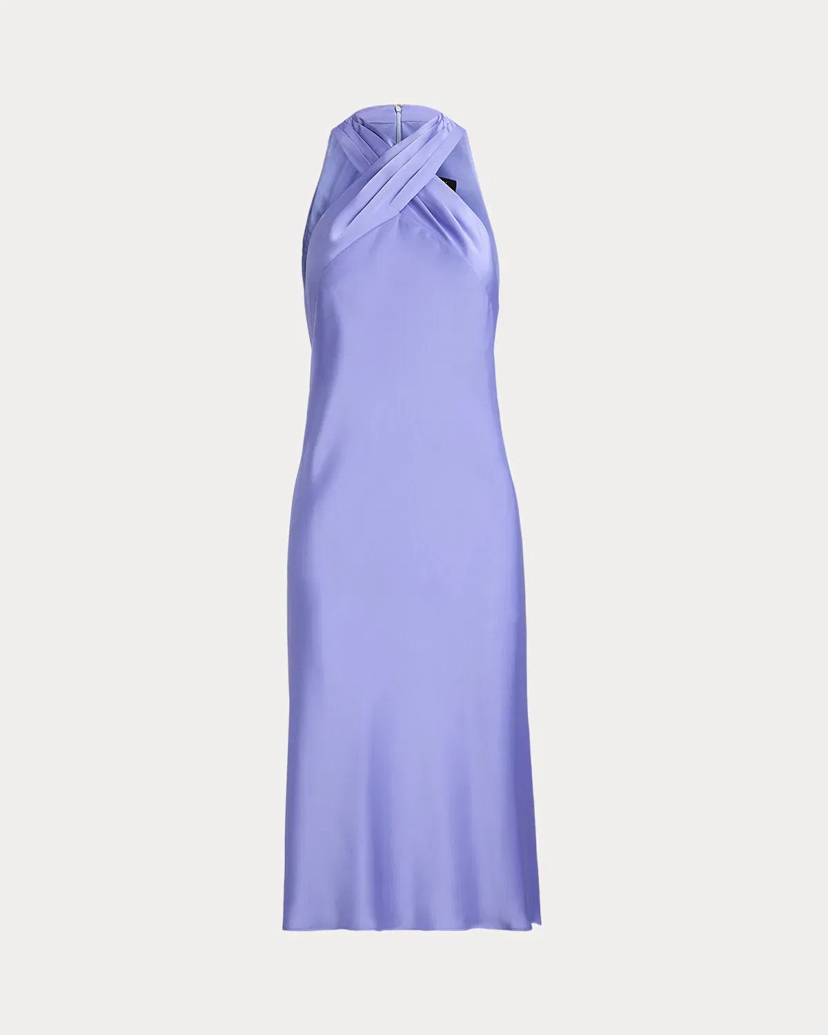 Ralph Lauren Satin Charmeuse Halter Dress