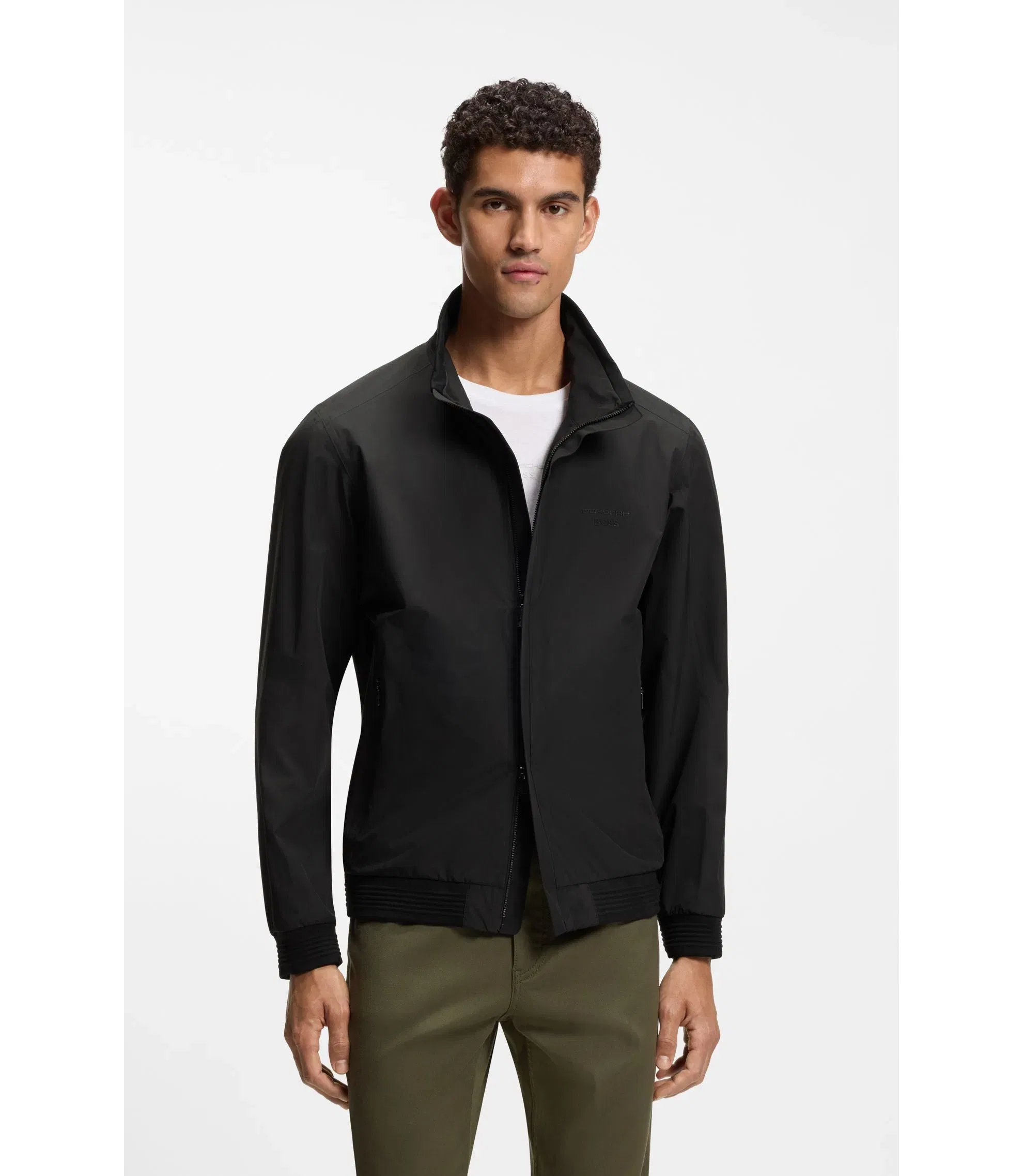 Boss Porsche x Boss Water Repellent Softshell Jacket Black