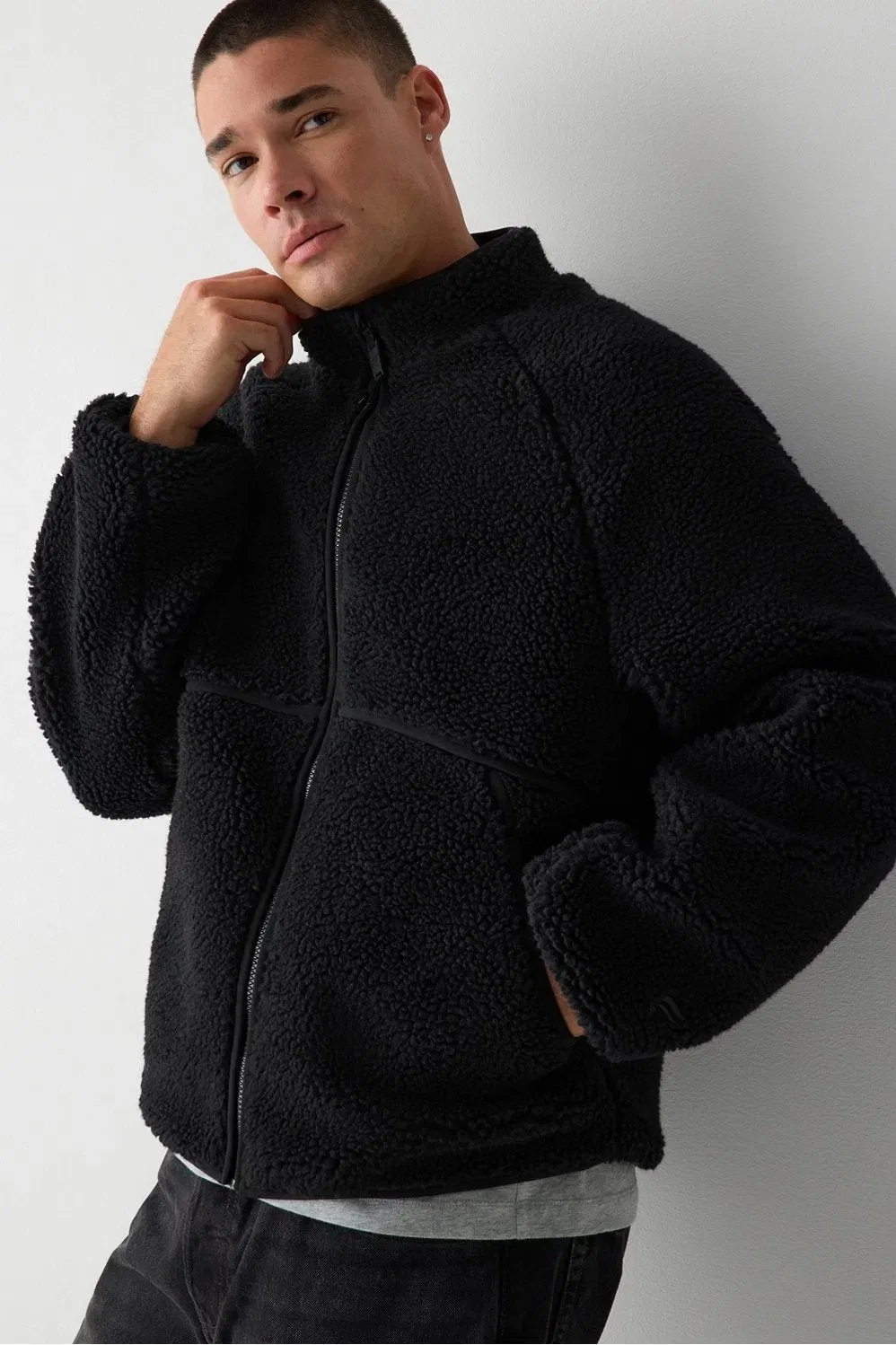 Fabletics The Summit High Pile Fleece Jacket