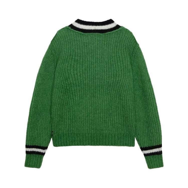 Stussy Mohair Tennis Sweater Green