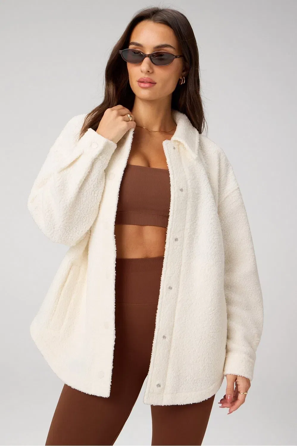 Fabletics Boucle Shirt Jacket