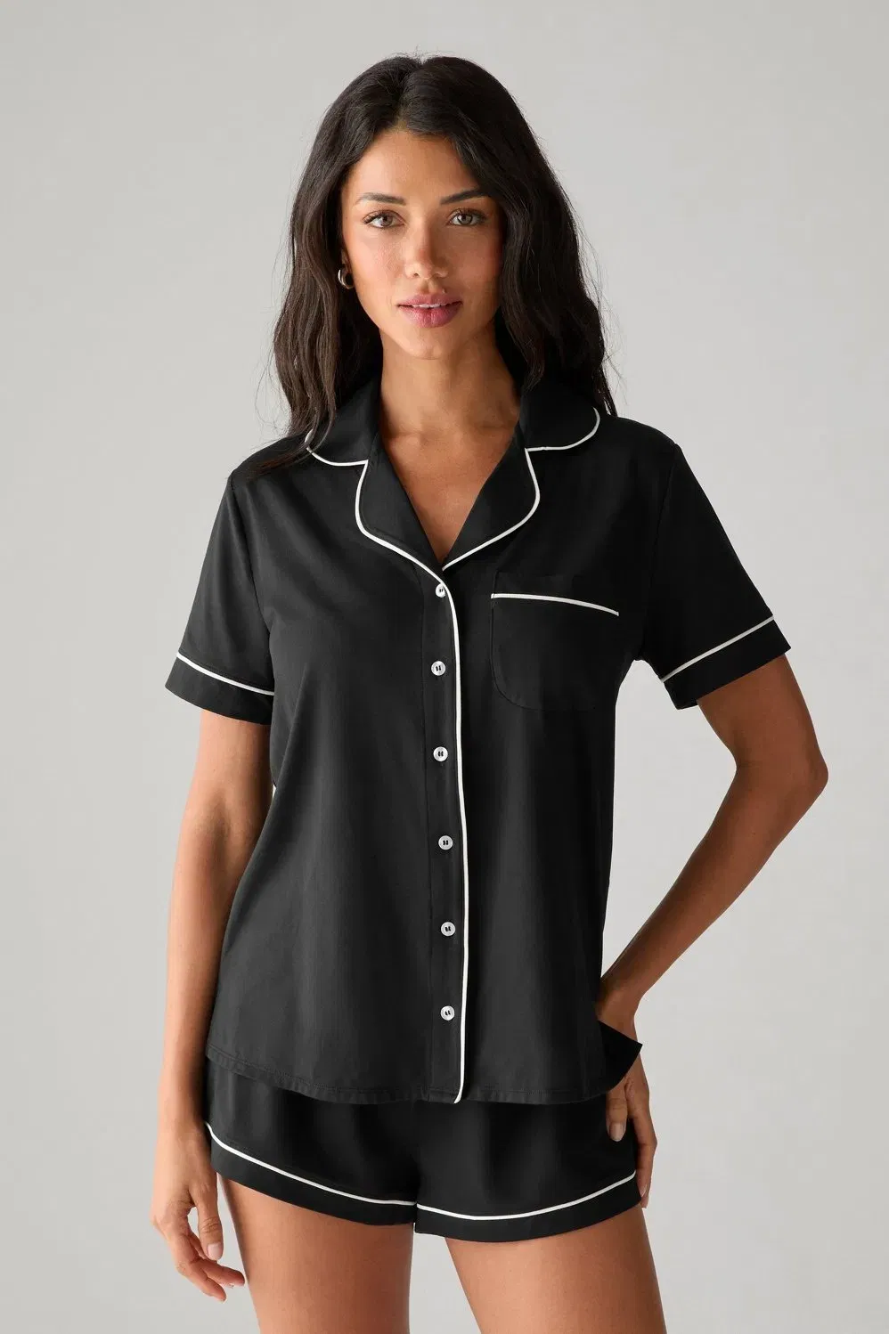 Fabletics Cloud Jersey Sleep Short Sleeve Top