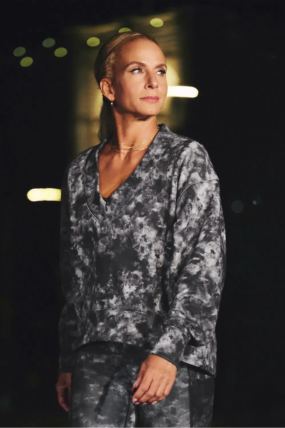 Fabletics Cozy Fleece V - Neck Sweatshirt