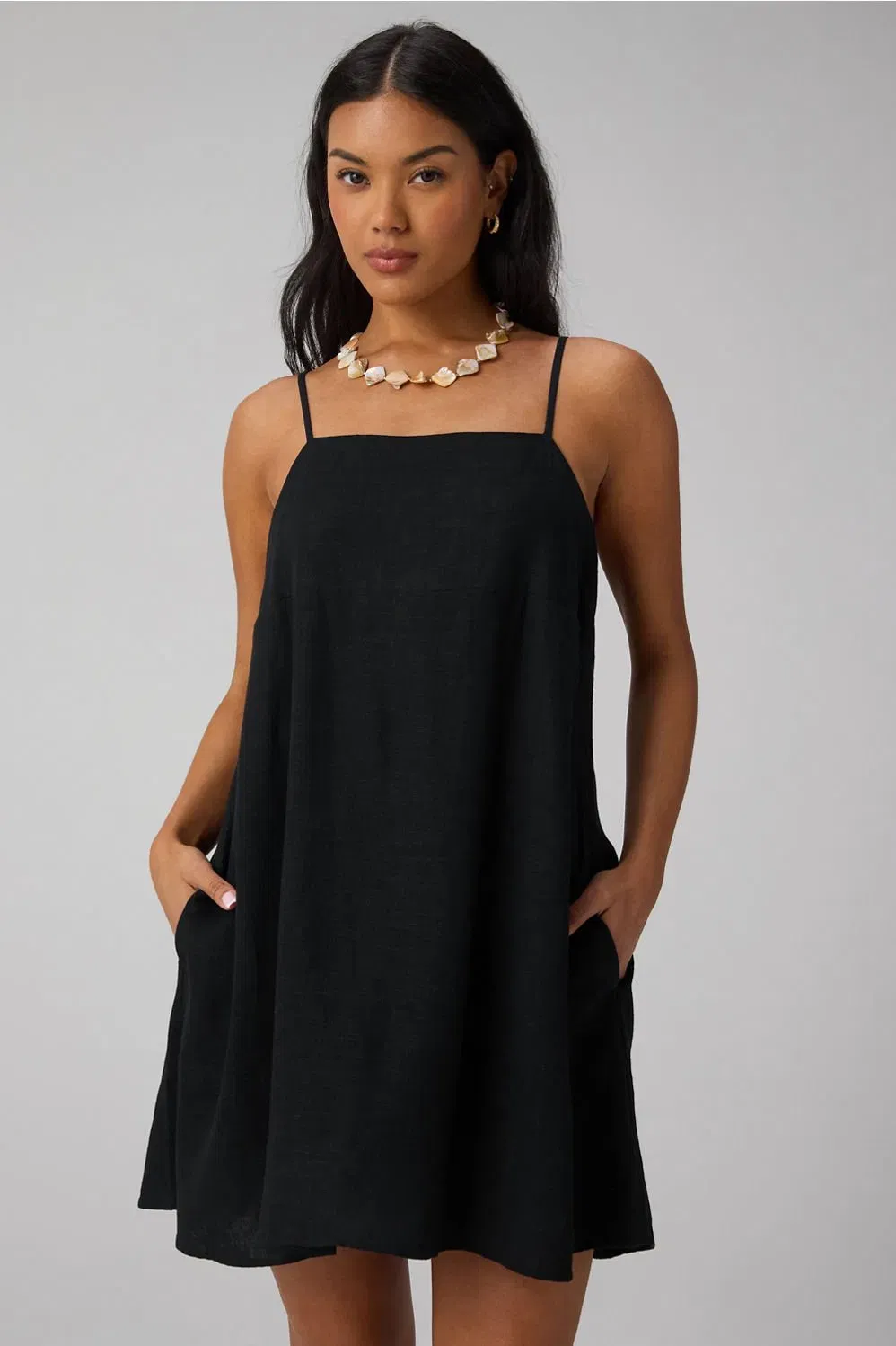 Fabletics Lifestyle Linen Shift Dress