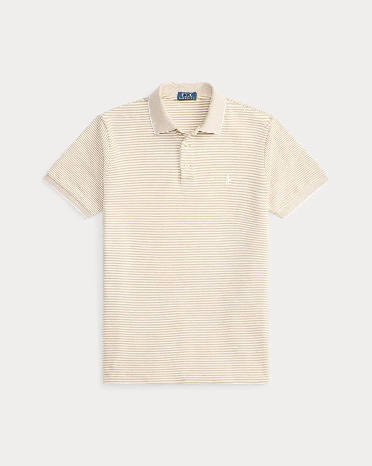 Ralph Lauren Classic Striped Stretch Mesh Polo Shirt