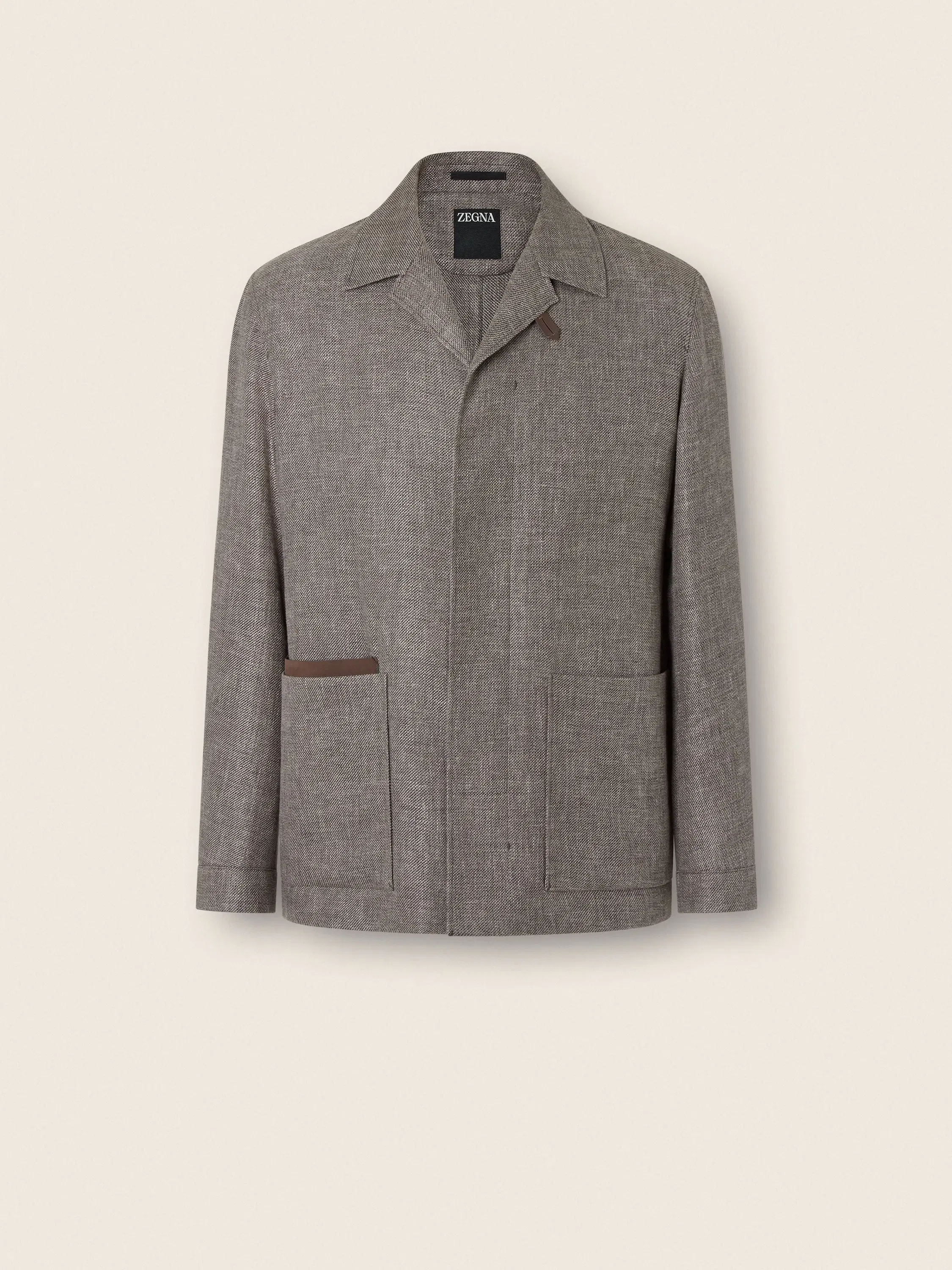 Zegna Cashmere Linen And Silk Chore Jacket