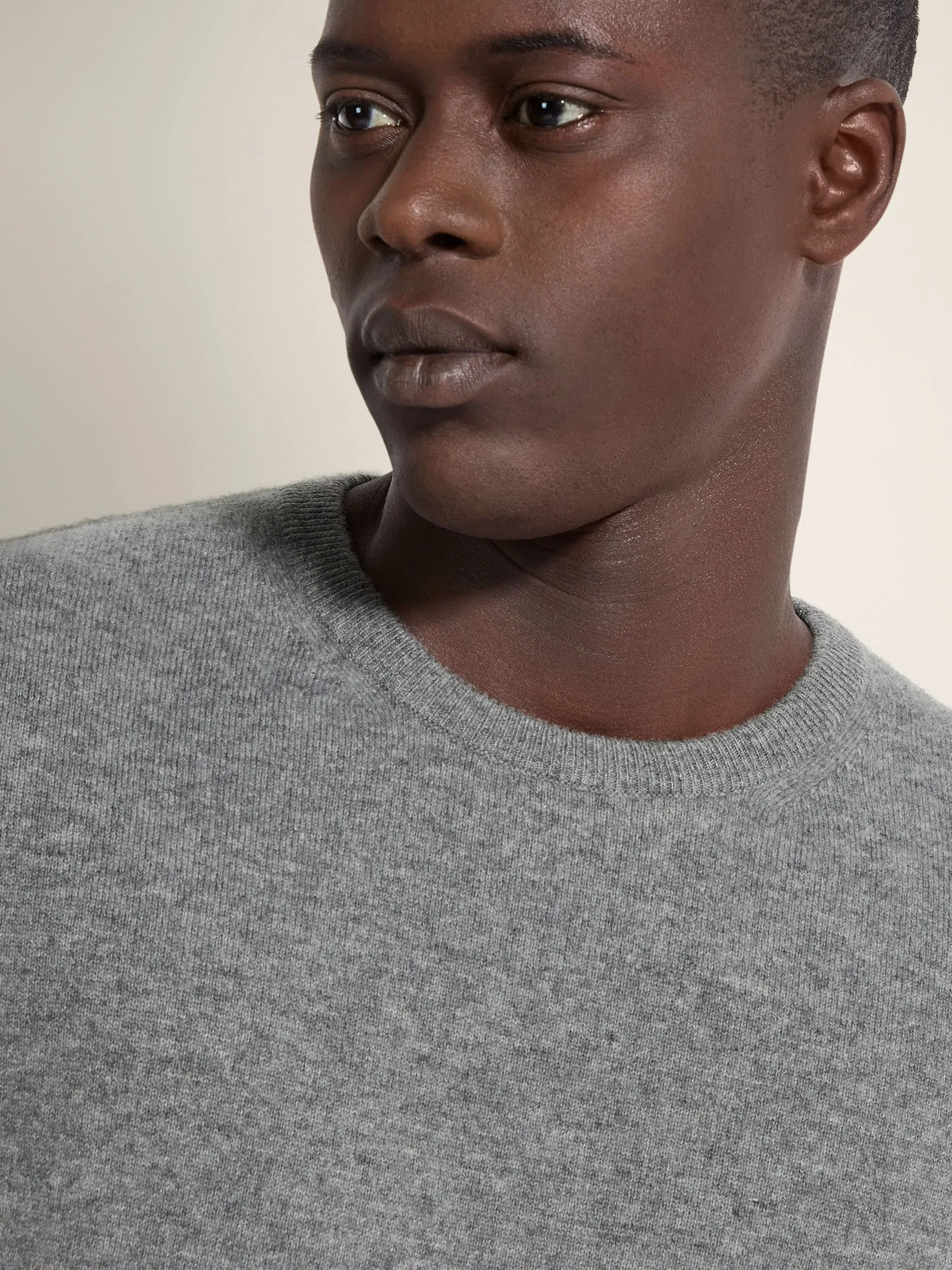 Zegna Grey Mlange Oasi Cashmere Crewneck
