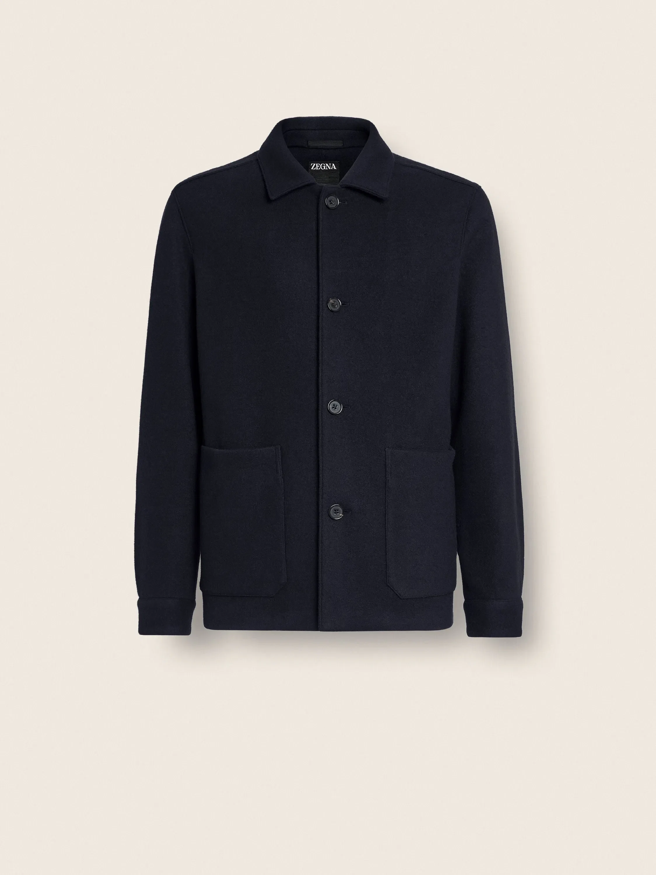Zegna Jerseywear Wool And Cashmere Alpe Chore Jacket