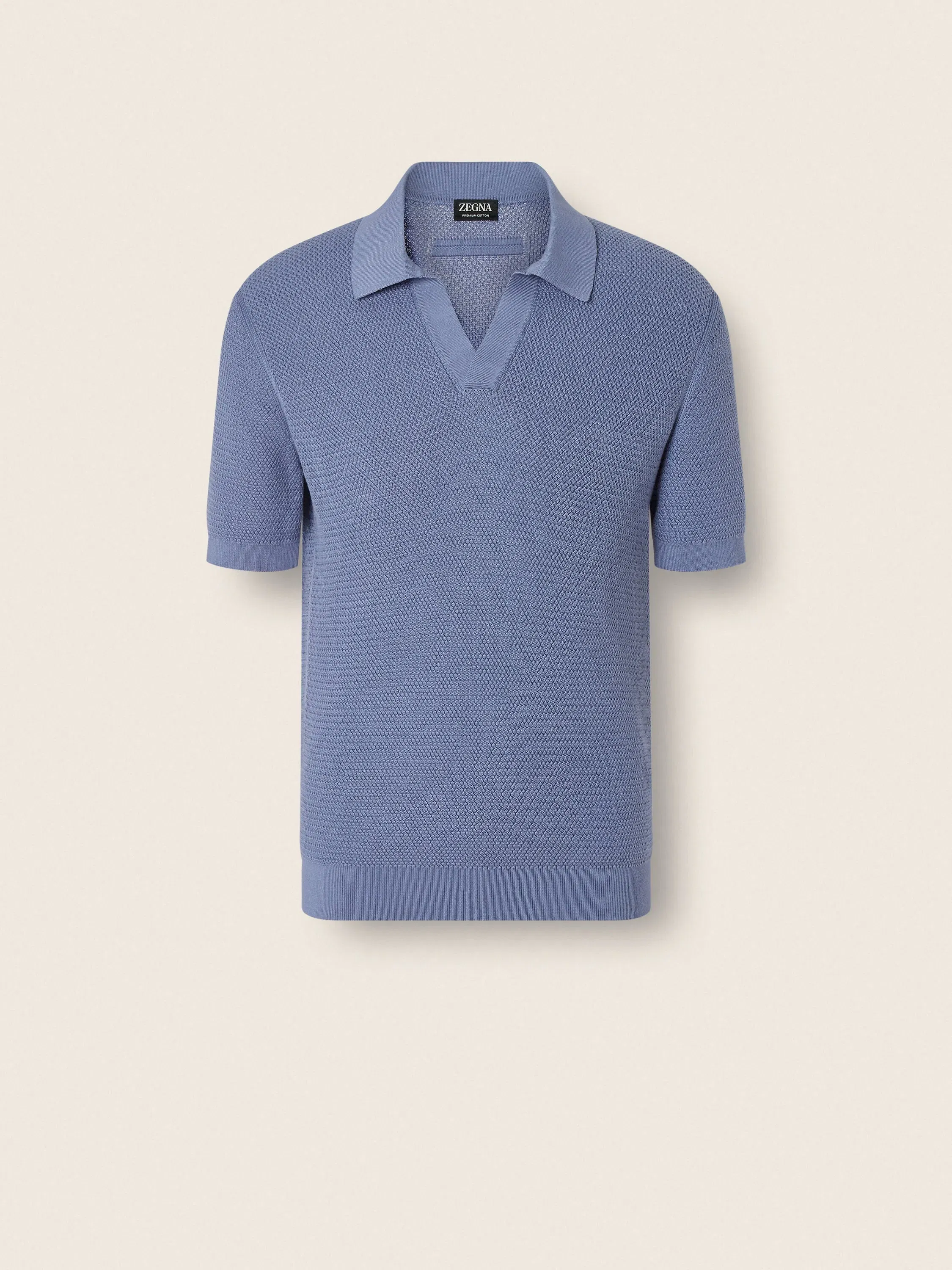 Zegna Lilac Premium Cotton Polo Shirt