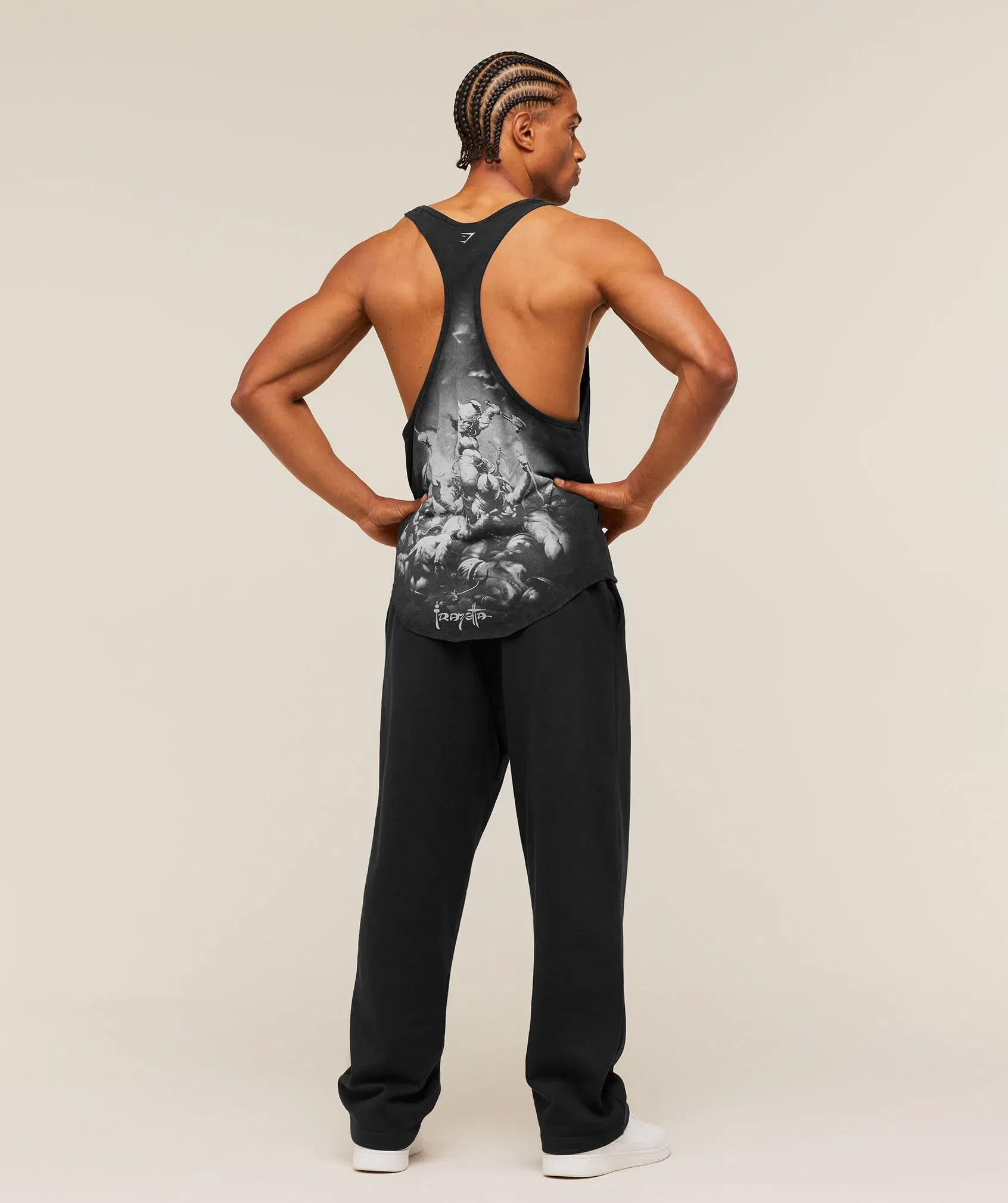 Gymshark Gymshark x Frazetta Power Stringer Black