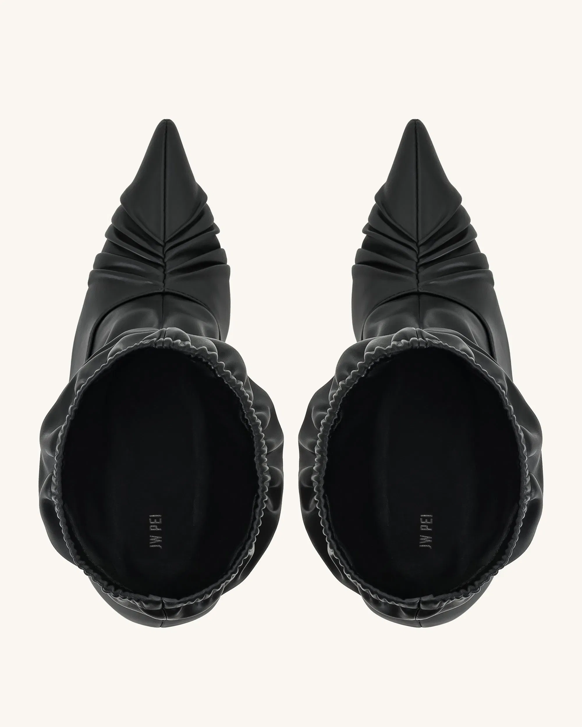 Jw Pei Joanne Paneled Detailing Leather Ankle Boots Black