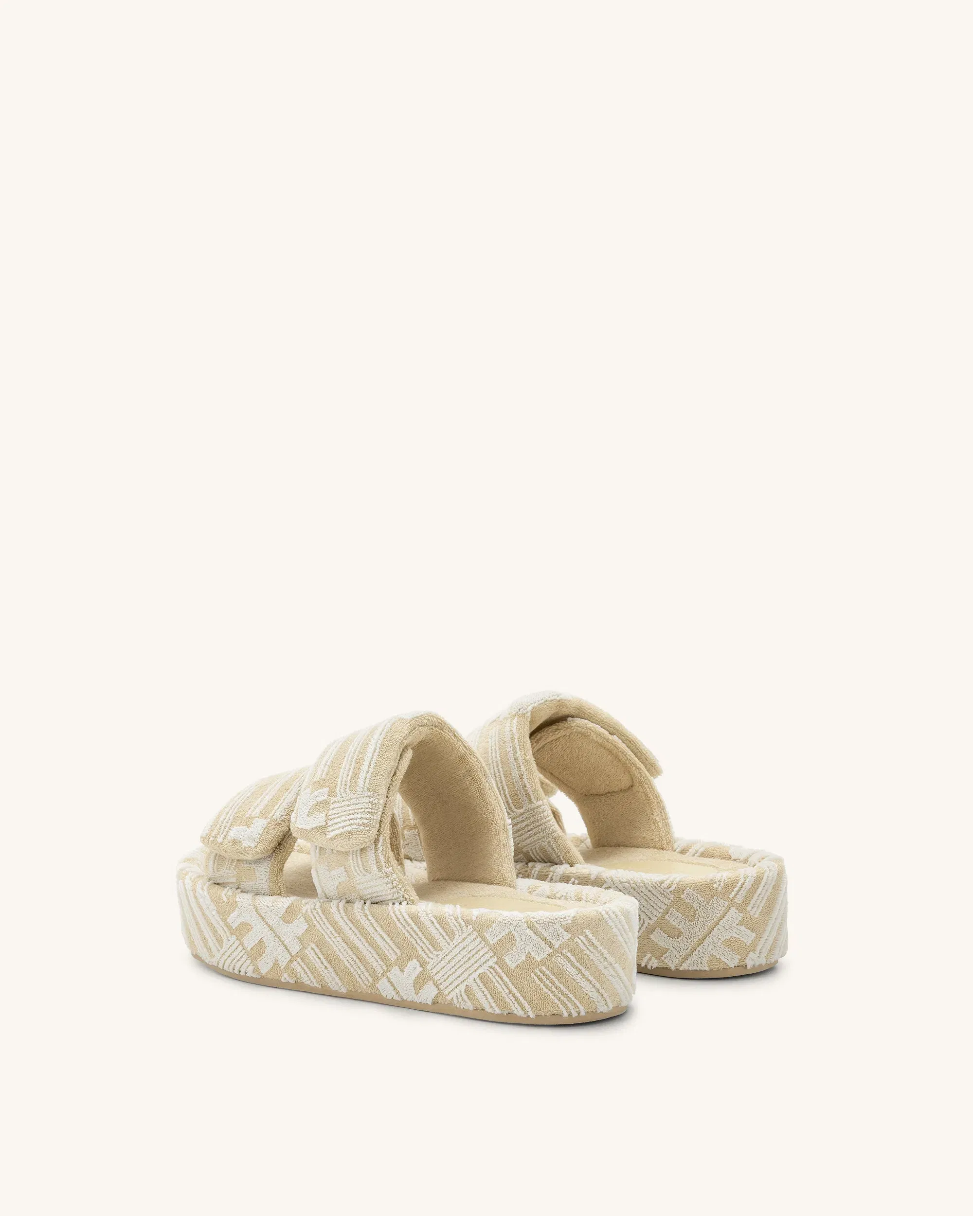 Jw Pei Lexi Terry Slide Sandal Oatmilk
