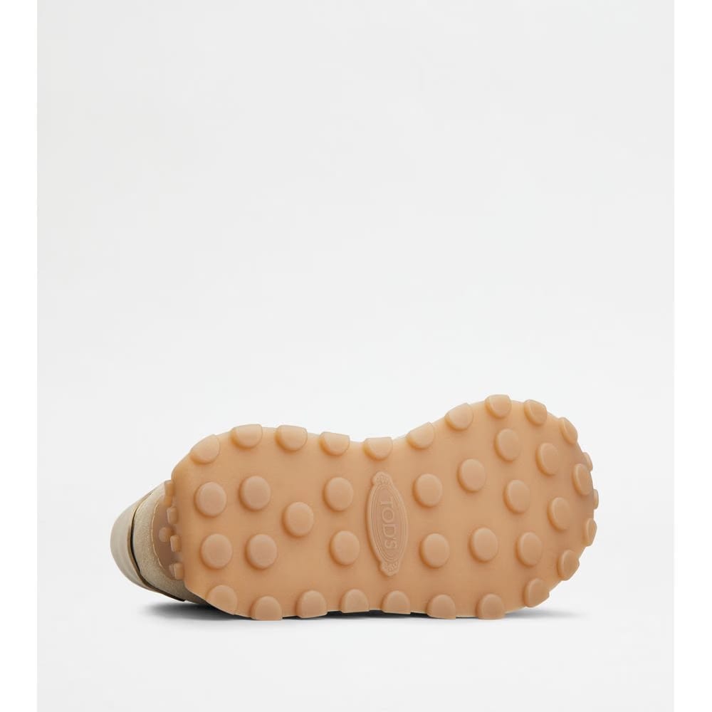 Tods Sneakers In Suede And Fabric Multicolor Womens