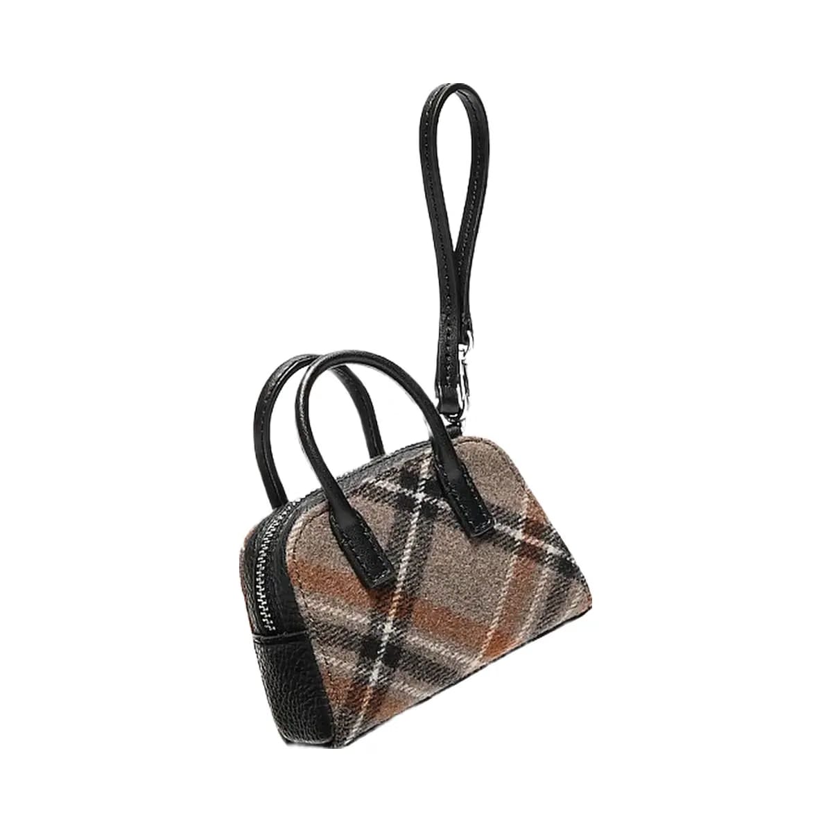 Michael Kors Ashton Wool Blend Bag Charm Black
