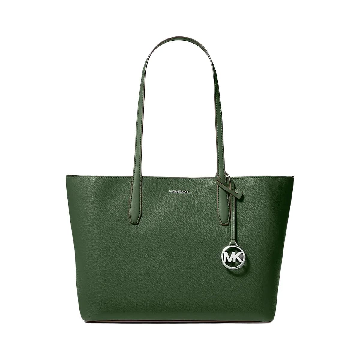 Michael Kors Avalon Medium Pebbled Leather Tote Bag Amazon Green
