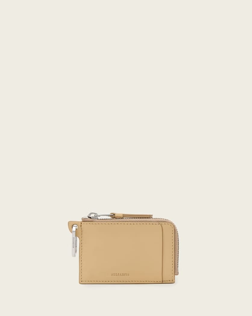 Allsaints Remy Leather Wallet Women's Mellow Yellow Women's