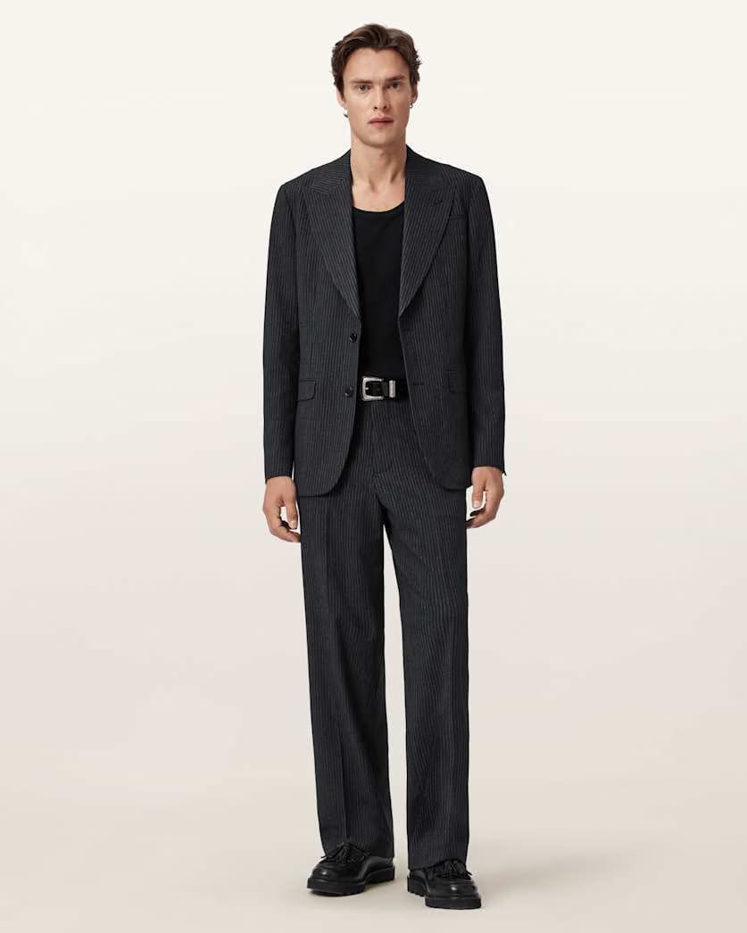 Allsaints Renegade Loose Fit Pants Black